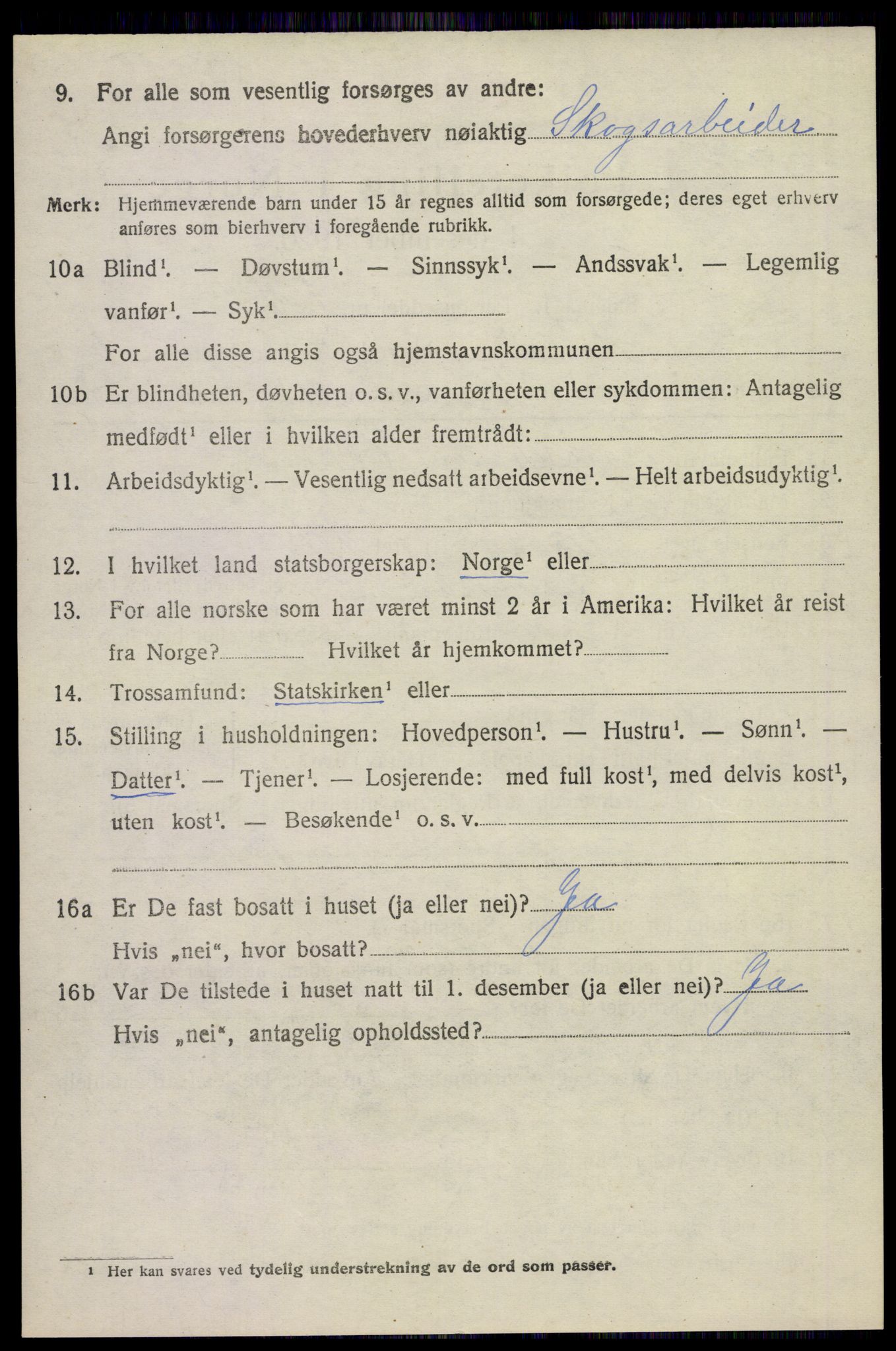 SAKO, 1920 census for Holla, 1920, p. 4676