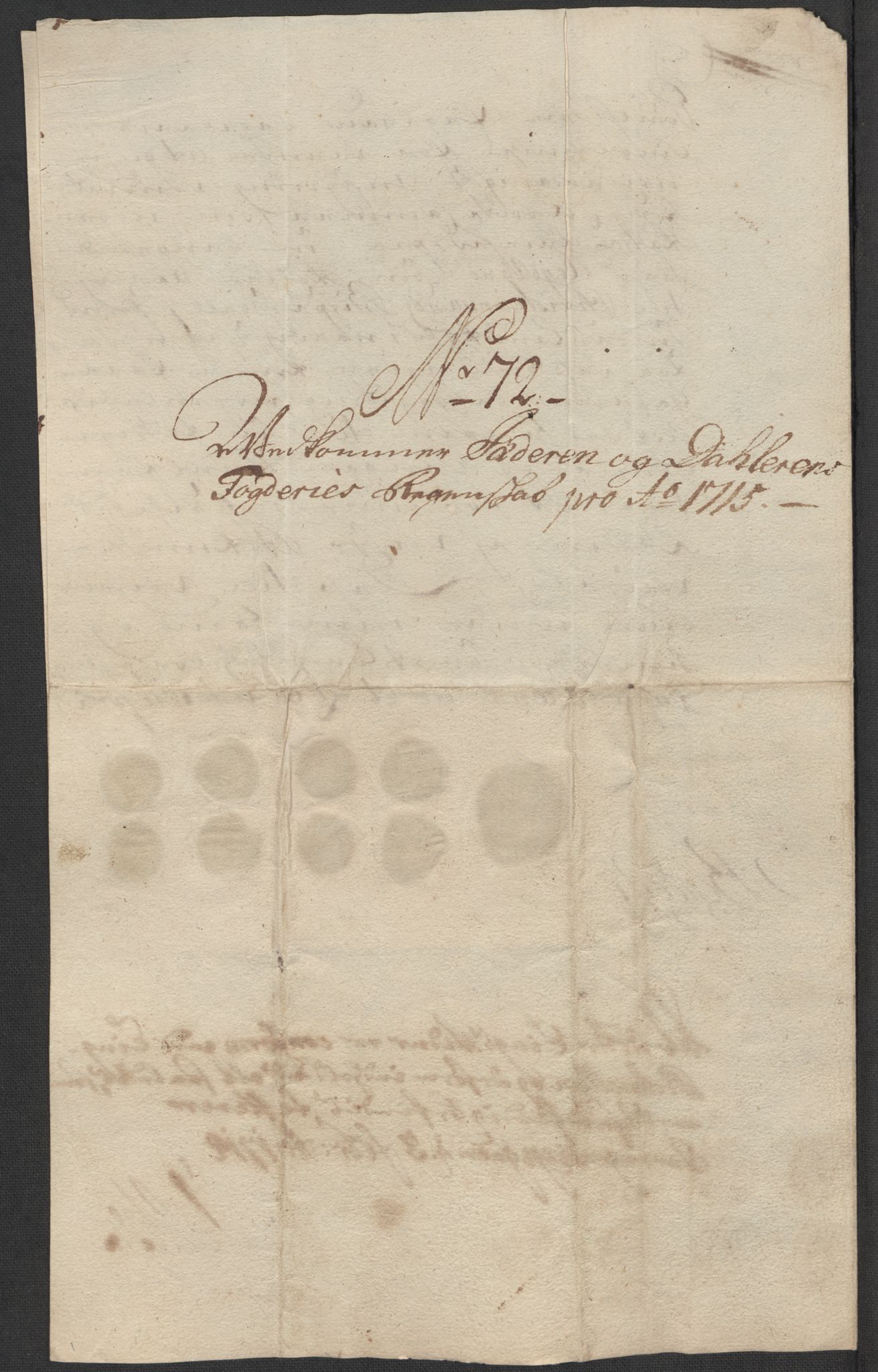 Rentekammeret inntil 1814, Reviderte regnskaper, Fogderegnskap, AV/RA-EA-4092/R46/L2740: Fogderegnskap Jæren og Dalane, 1715-1716, p. 238