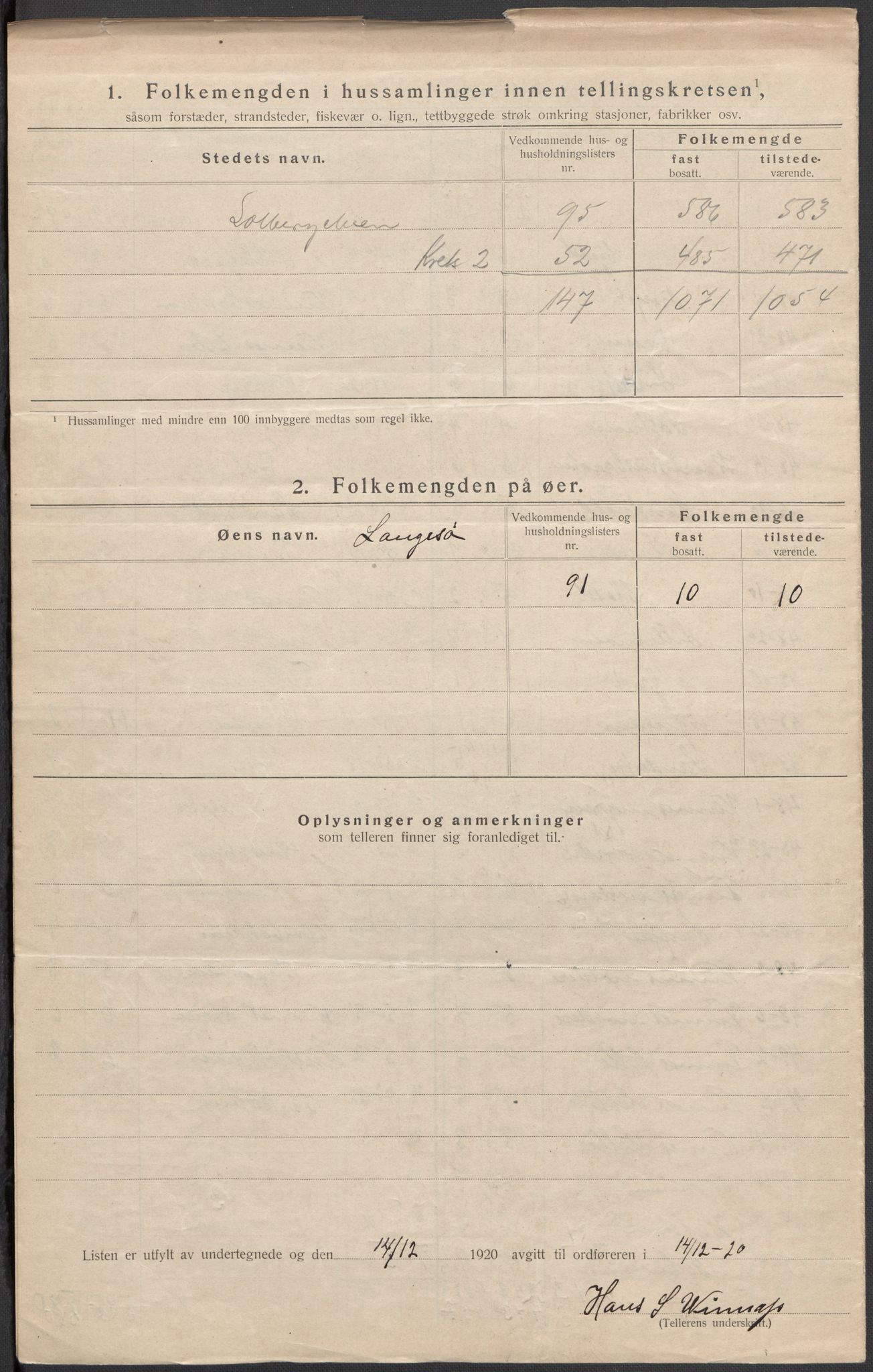 SAKO, 1920 census for Nedre Eiker, 1920, p. 9