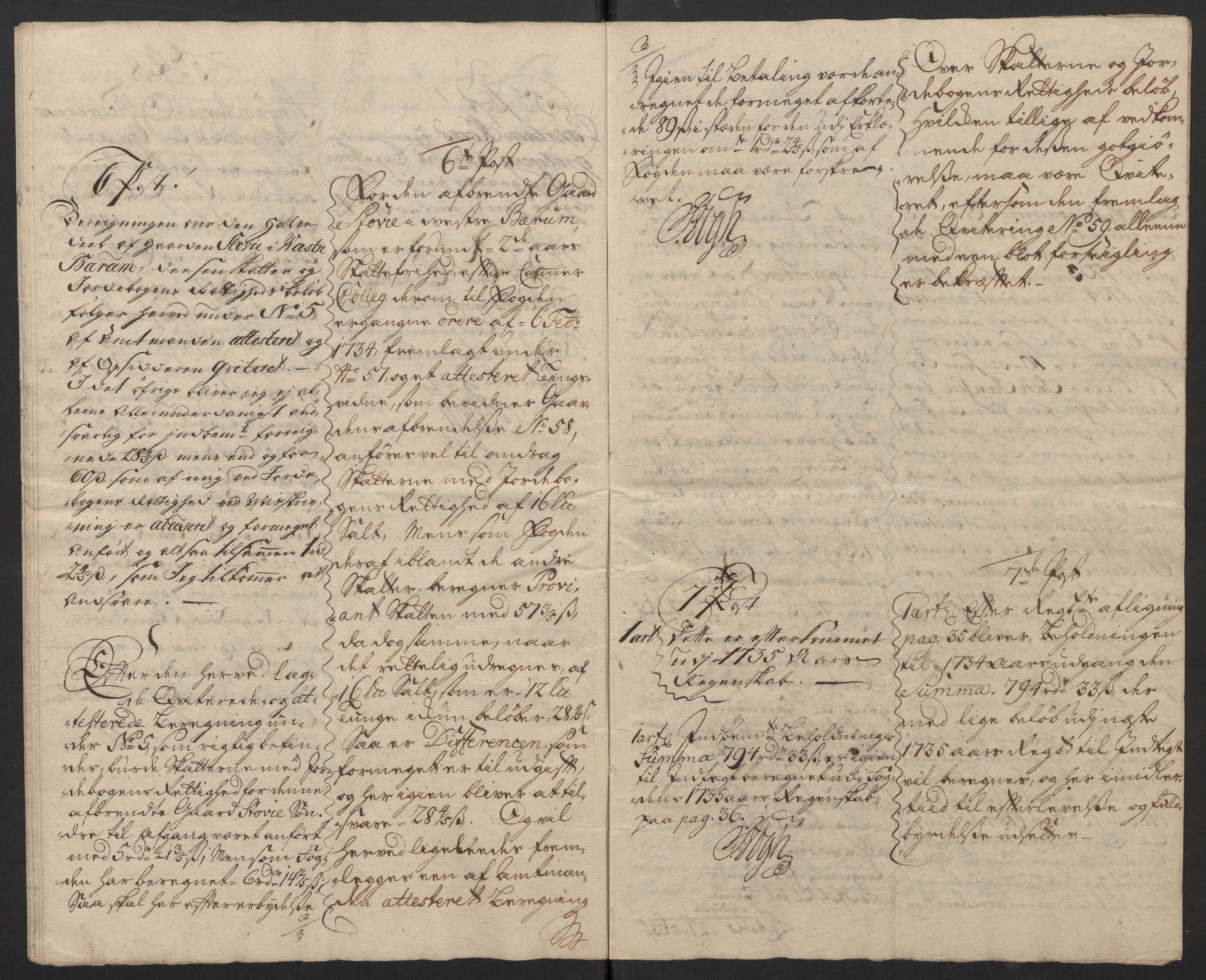 Rentekammeret inntil 1814, Reviderte regnskaper, Fogderegnskap, AV/RA-EA-4092/R10/L0473: Fogderegnskap Aker og Follo, 1734, p. 257