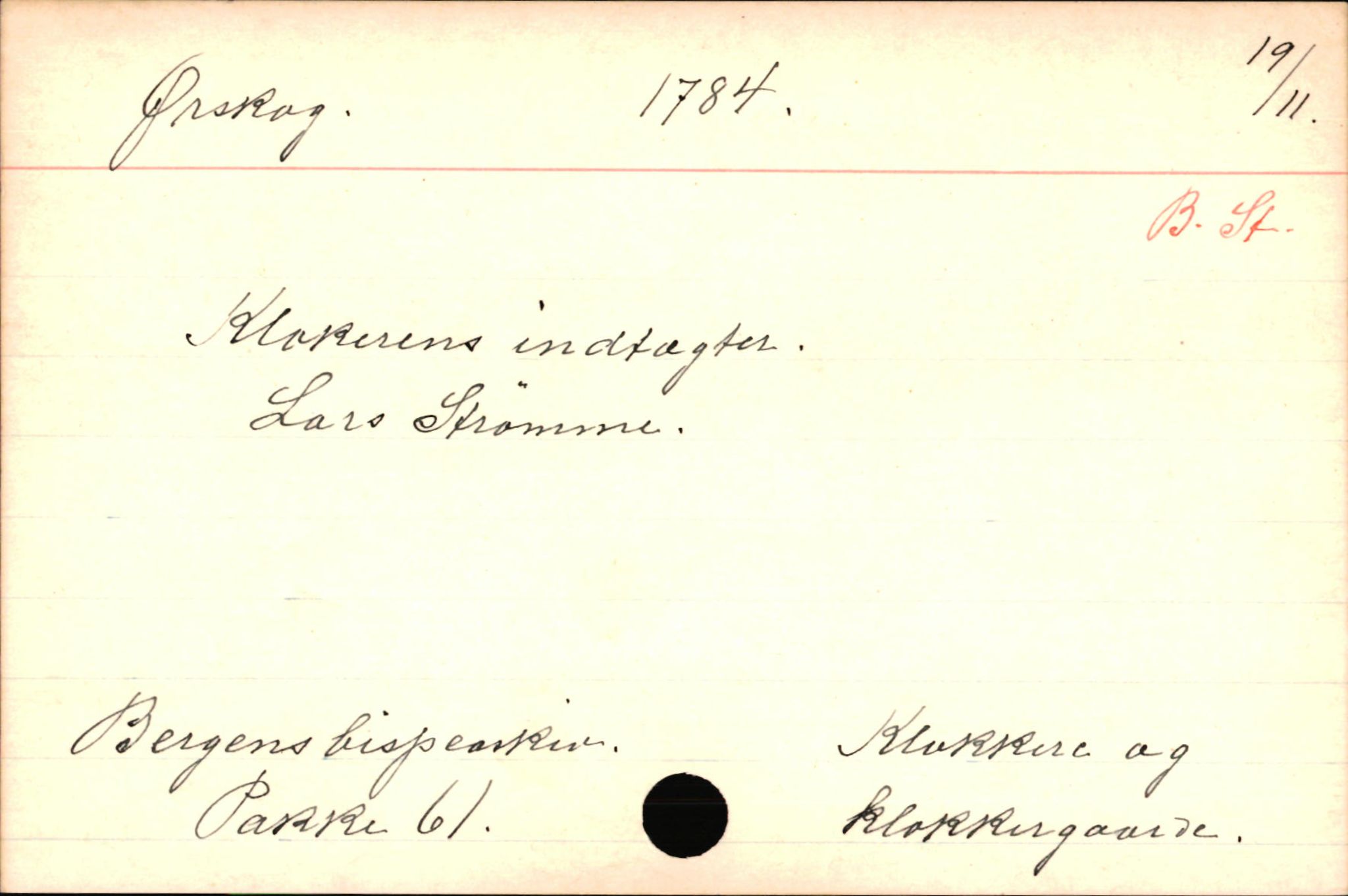 Haugen, Johannes - lærer, AV/SAB-SAB/PA-0036/01/L0001: Om klokkere og lærere, 1521-1904, p. 11100