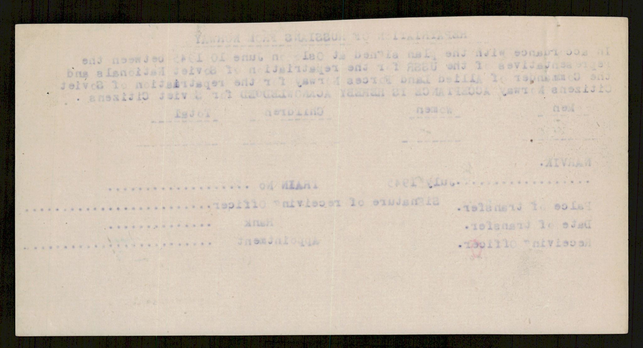 Flyktnings- og fangedirektoratet, Repatrieringskontoret, RA/S-1681/D/Db/L0016: Displaced Persons (DPs) og sivile tyskere, 1945-1948, p. 916