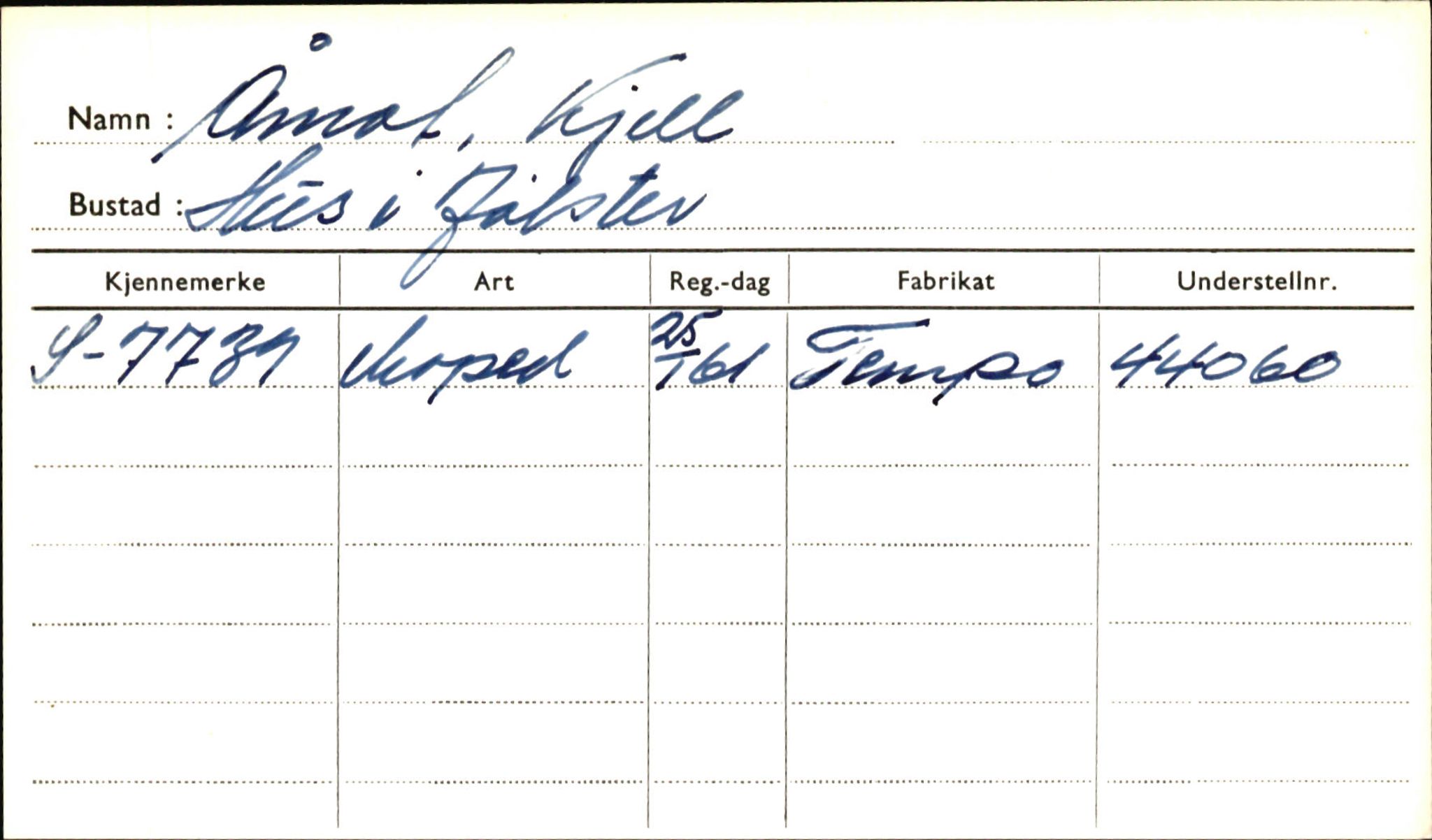 Statens vegvesen, Sogn og Fjordane vegkontor, AV/SAB-A-5301/4/F/L0002: Eigarregister Fjordane til 1.6.1961, 1930-1961, p. 795