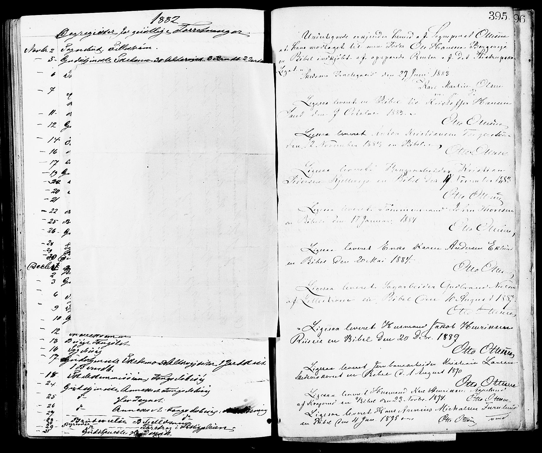 Skedsmo prestekontor Kirkebøker, SAO/A-10033a/F/Fa/L0012: Parish register (official) no. I 12, 1876-1883, p. 395