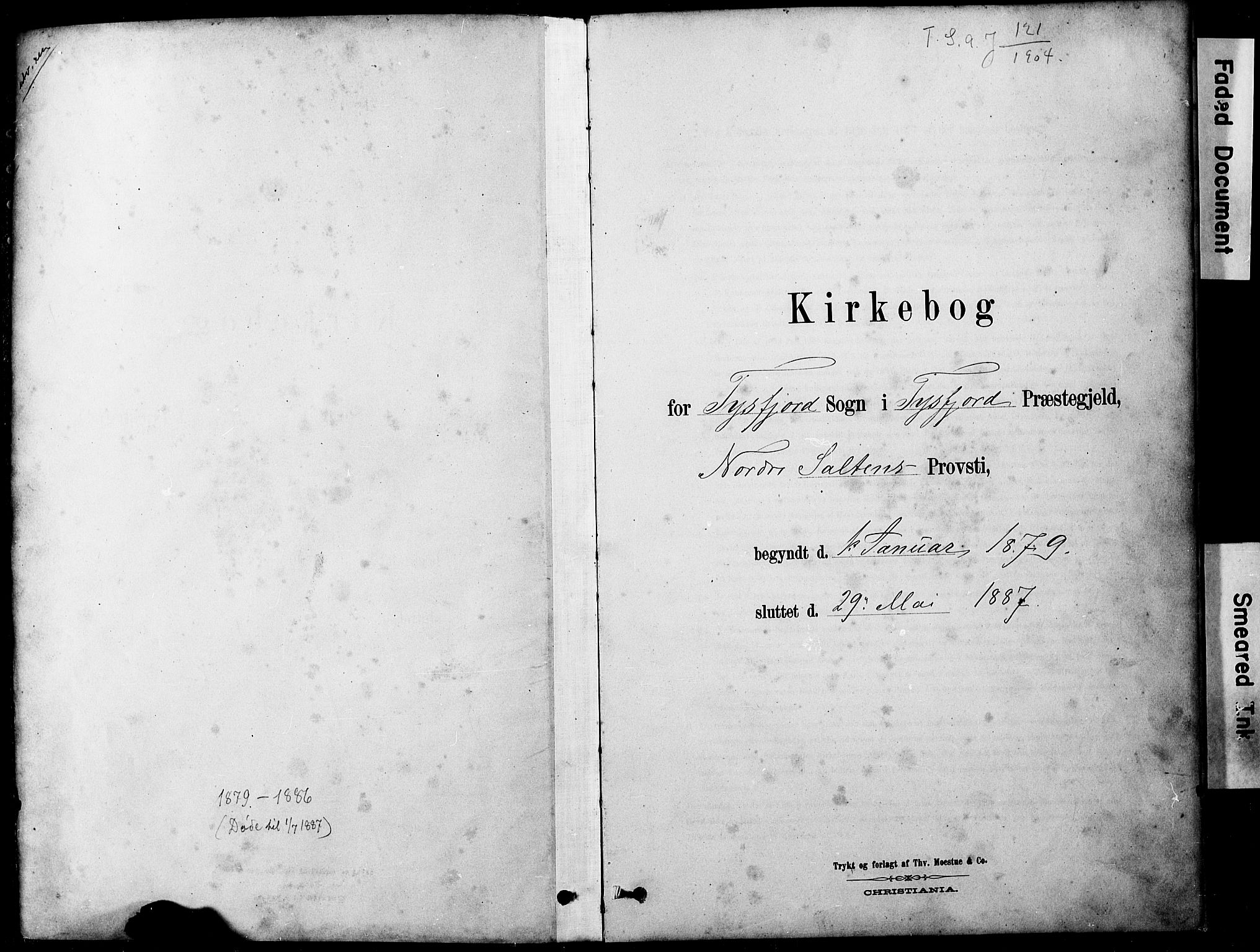 Ministerialprotokoller, klokkerbøker og fødselsregistre - Nordland, SAT/A-1459/861/L0875: Parish register (copy) no. 861C01, 1879-1887