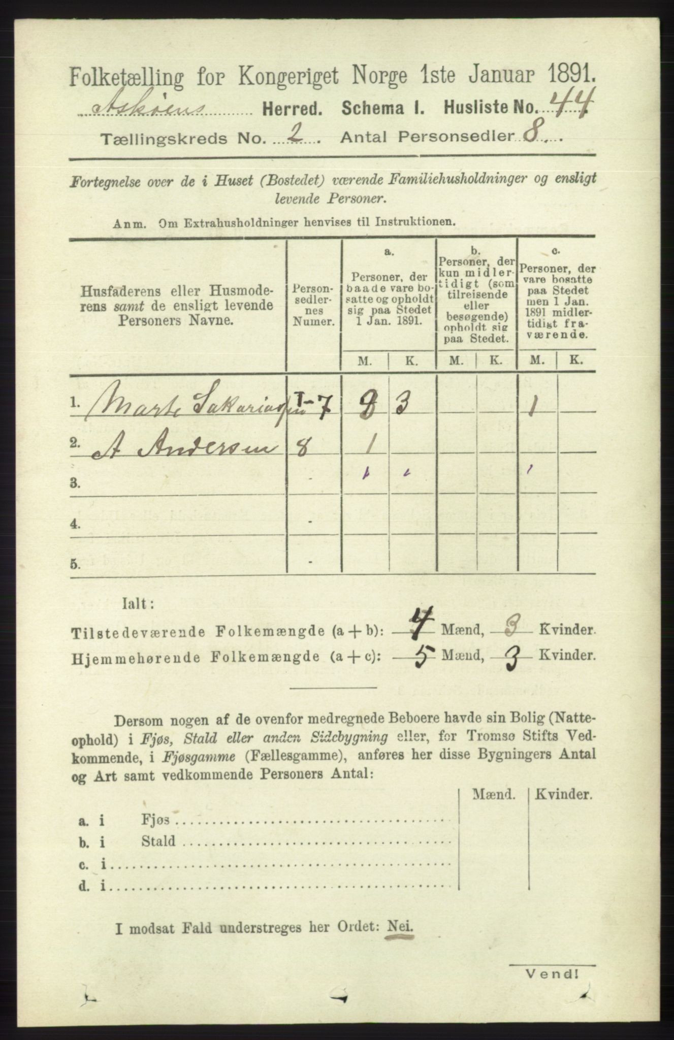 RA, 1891 census for 1247 Askøy, 1891, p. 1074