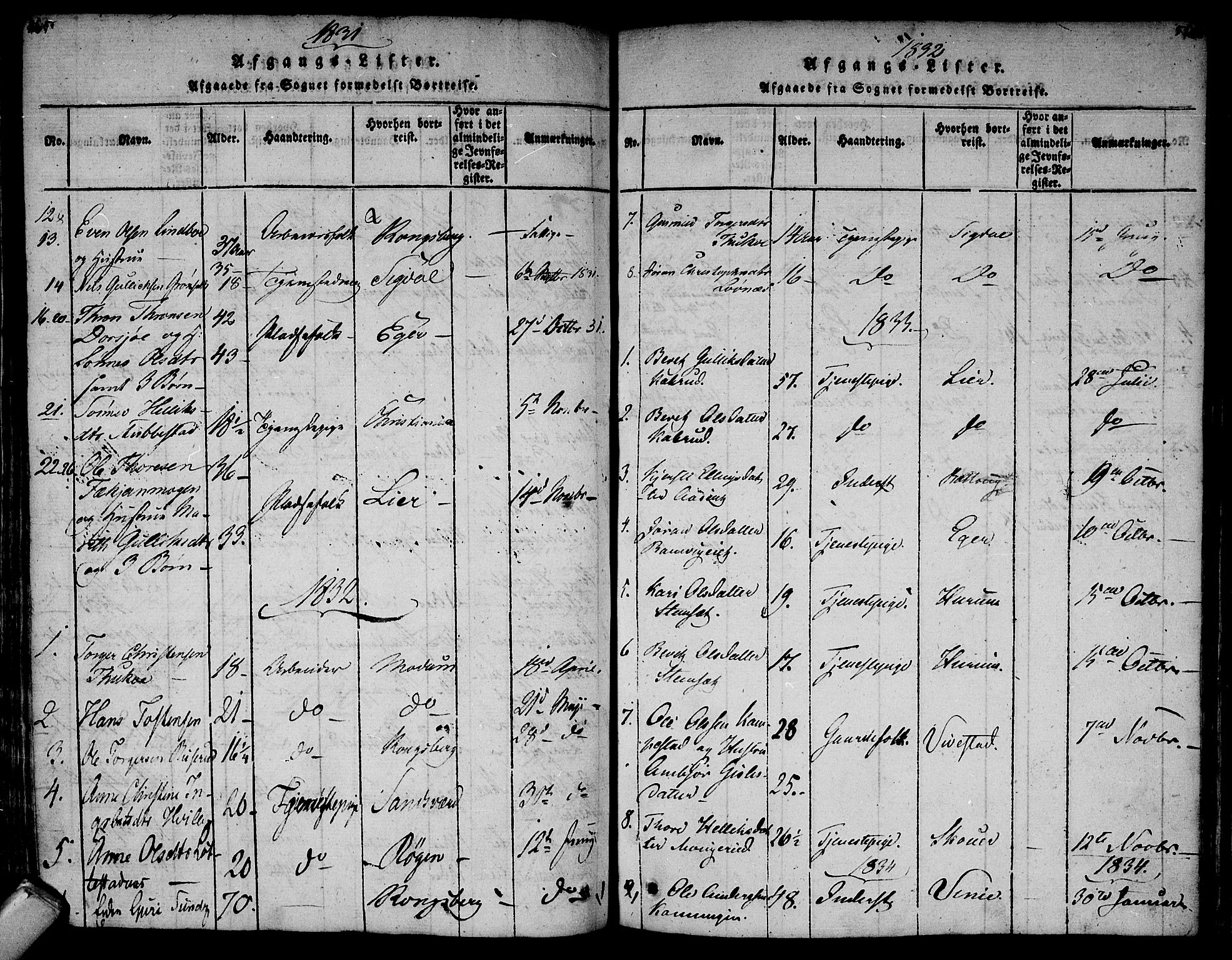 Flesberg kirkebøker, AV/SAKO-A-18/F/Fa/L0005: Parish register (official) no. I 5, 1816-1834, p. 565-566