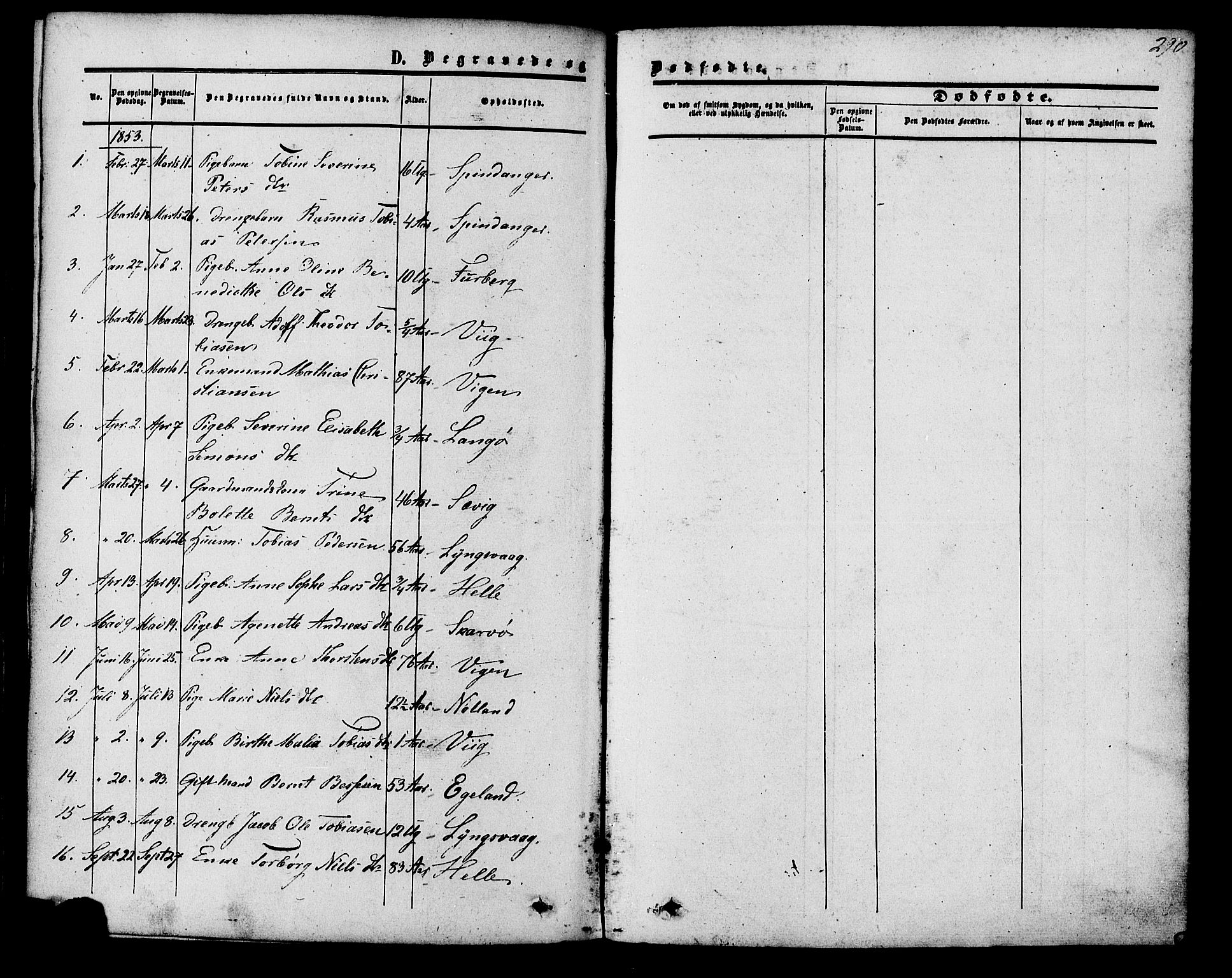 Herad sokneprestkontor, SAK/1111-0018/F/Fa/Fab/L0004: Parish register (official) no. A 4, 1853-1885, p. 290