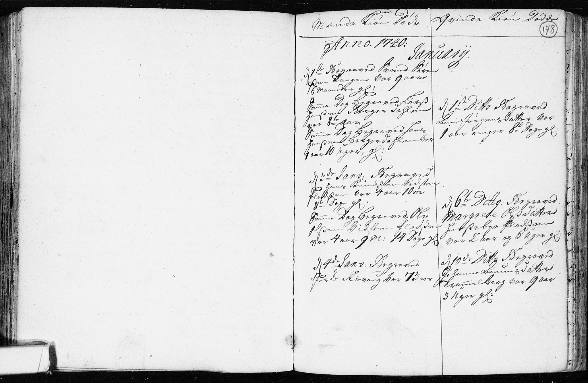 Spydeberg prestekontor Kirkebøker, AV/SAO-A-10924/F/Fa/L0002: Parish register (official) no. I 2, 1739-1780, p. 178