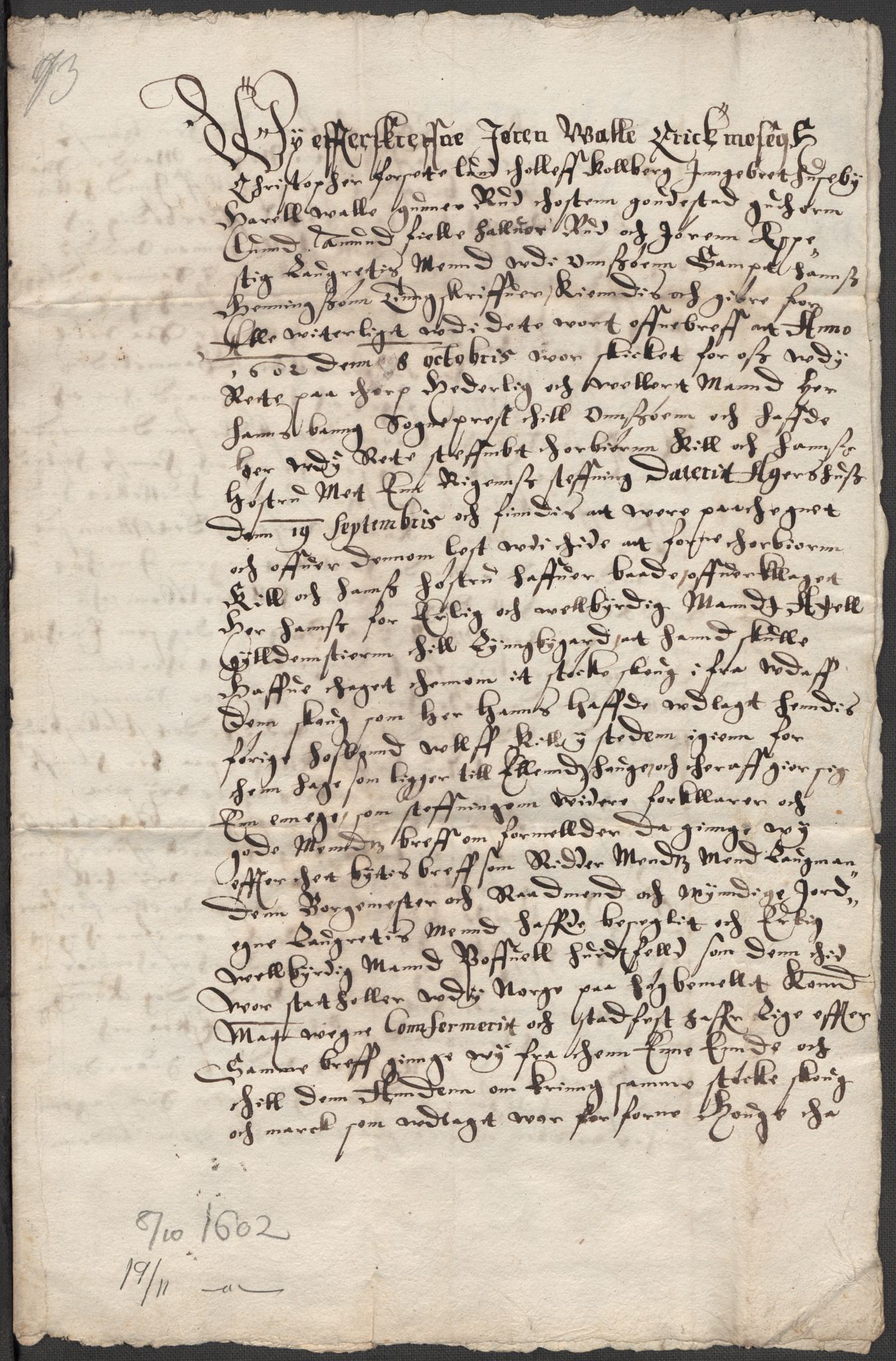 Riksarkivets diplomsamling, AV/RA-EA-5965/F15/L0003: Prestearkiv - Østfold, 1594-1700, p. 184