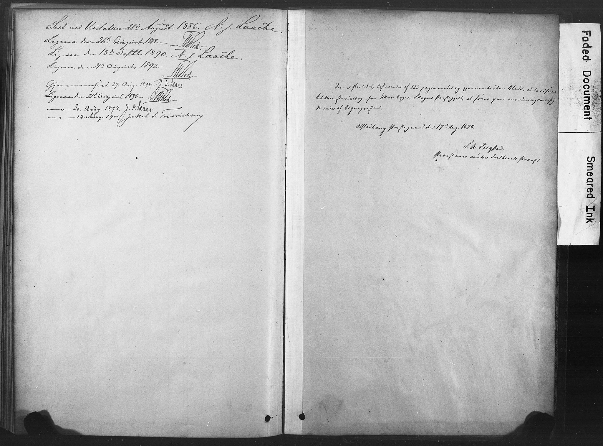 Ministerialprotokoller, klokkerbøker og fødselsregistre - Nord-Trøndelag, SAT/A-1458/719/L0178: Parish register (official) no. 719A01, 1878-1900