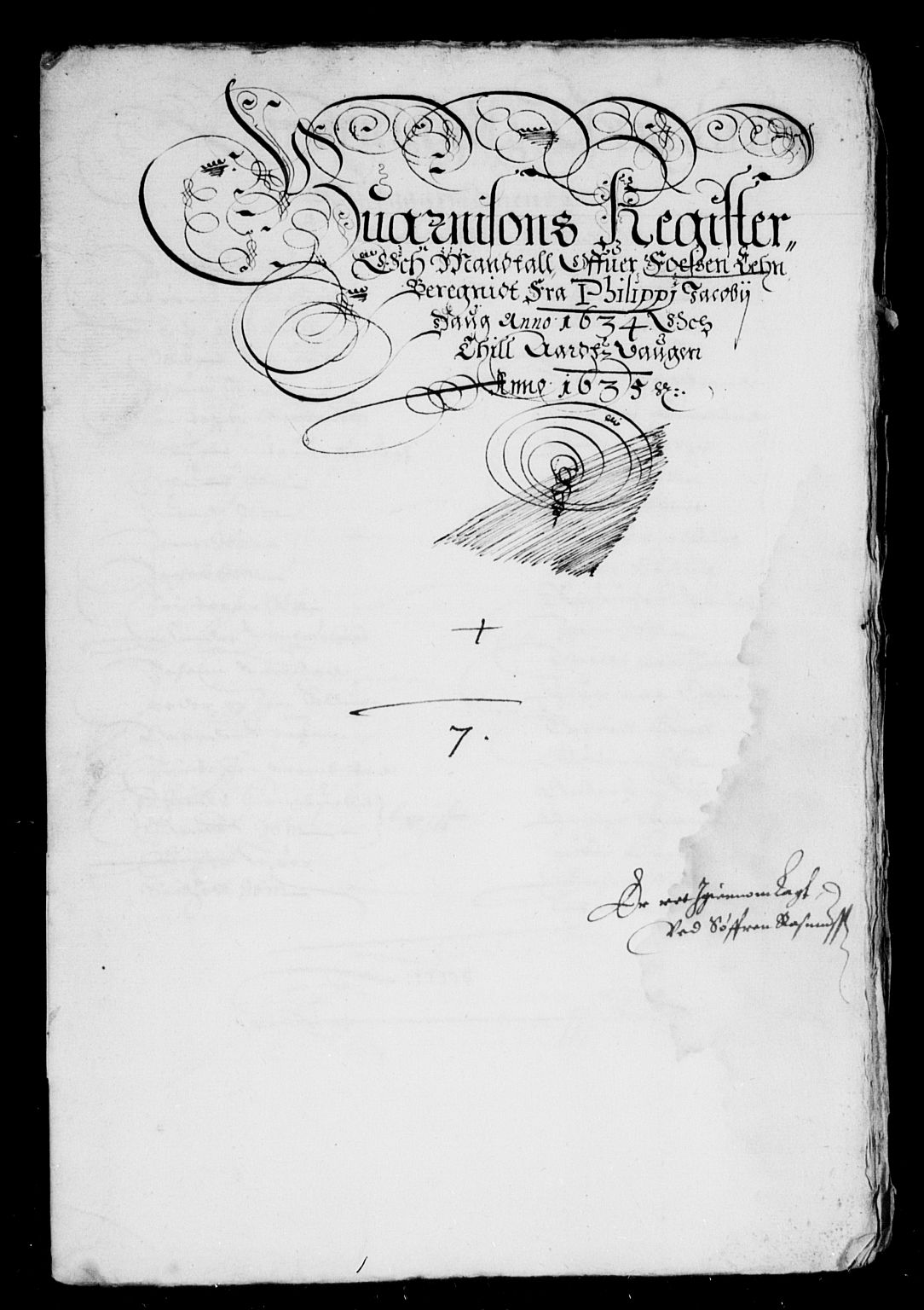 Rentekammeret inntil 1814, Reviderte regnskaper, Lensregnskaper, AV/RA-EA-5023/R/Rb/Rbw/L0056: Trondheim len, 1634-1636