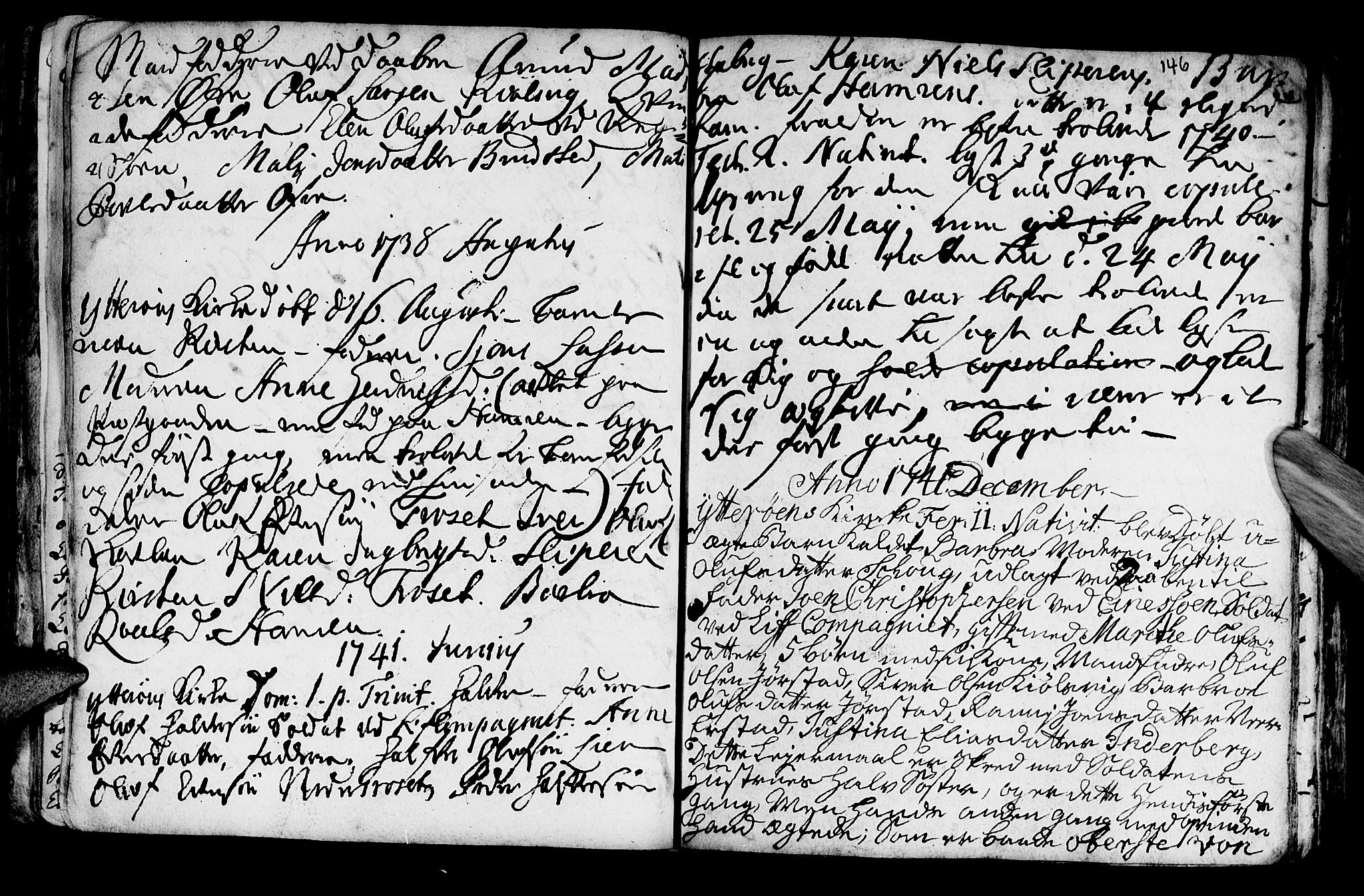 Ministerialprotokoller, klokkerbøker og fødselsregistre - Nord-Trøndelag, SAT/A-1458/722/L0215: Parish register (official) no. 722A02, 1718-1755, p. 146