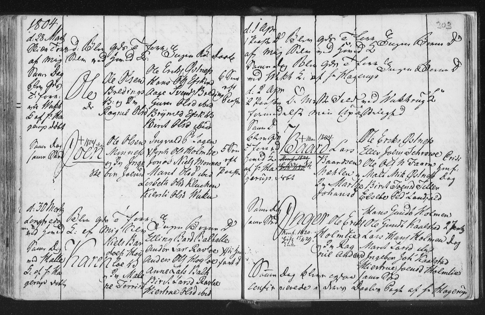 Ministerialprotokoller, klokkerbøker og fødselsregistre - Nord-Trøndelag, AV/SAT-A-1458/723/L0232: Parish register (official) no. 723A03, 1781-1804, p. 303