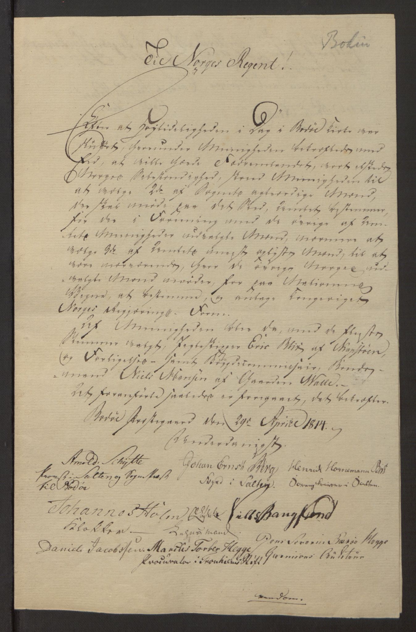 Fylkesmannen i Nordland, AV/SAT-A-0499/1.1/Ø/Øz/L0002/0003: Diverse / Adresser til Christian Frederik, 1814, p. 16