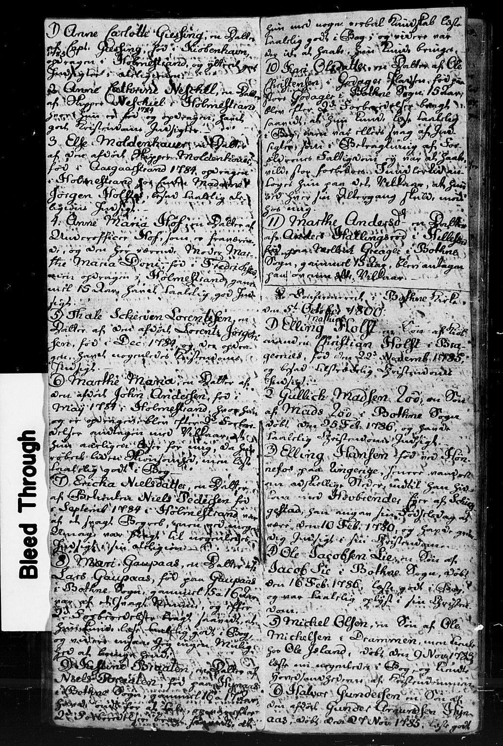 Botne kirkebøker, AV/SAKO-A-340/F/Fa/L0004: Parish register (official) no. I 4, 1799-1846