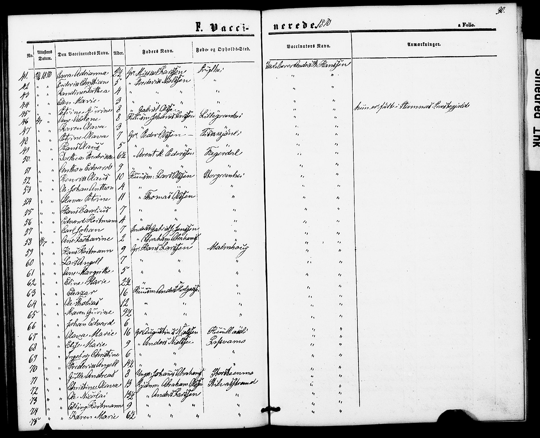 Ministerialprotokoller, klokkerbøker og fødselsregistre - Nordland, SAT/A-1459/827/L0397: Parish register (official) no. 827A09, 1862-1876, p. 30