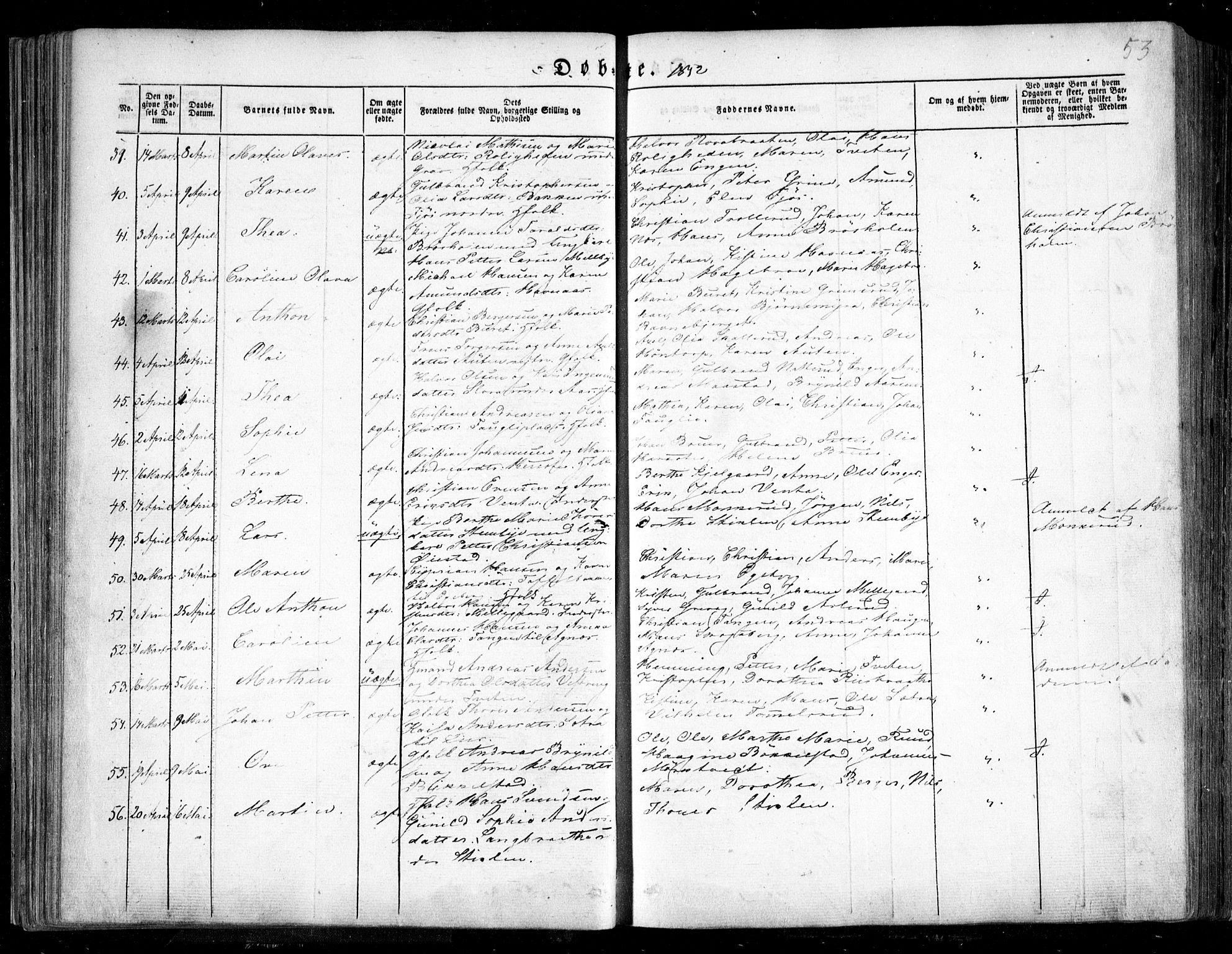 Trøgstad prestekontor Kirkebøker, SAO/A-10925/F/Fa/L0007: Parish register (official) no. I 7, 1845-1854, p. 53