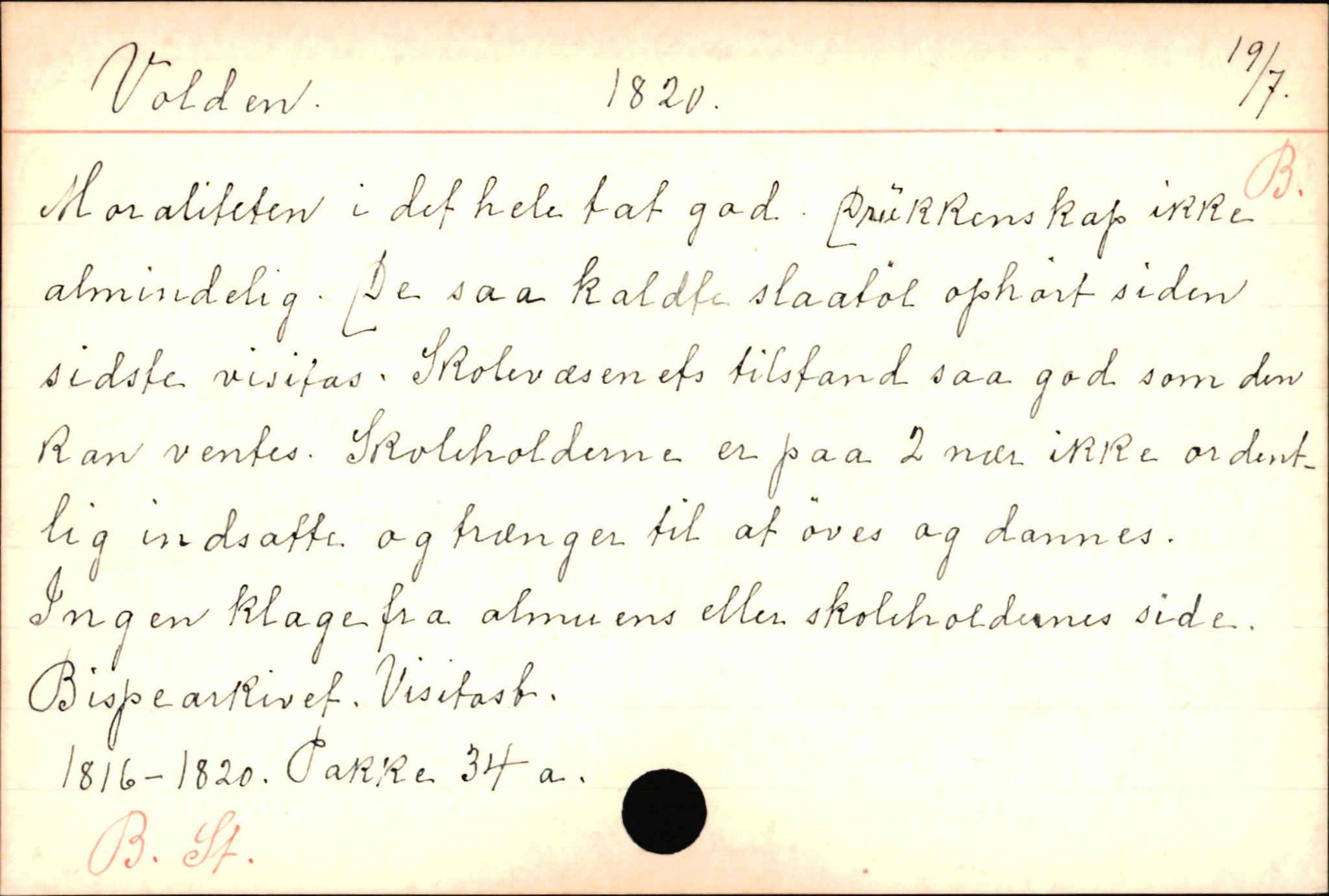 Haugen, Johannes - lærer, AV/SAB-SAB/PA-0036/01/L0001: Om klokkere og lærere, 1521-1904, p. 10714