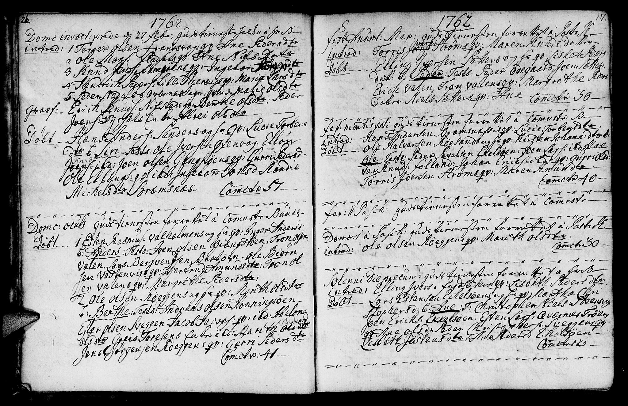 Ministerialprotokoller, klokkerbøker og fødselsregistre - Møre og Romsdal, AV/SAT-A-1454/569/L0816: Parish register (official) no. 569A02, 1759-1805, p. 26-27