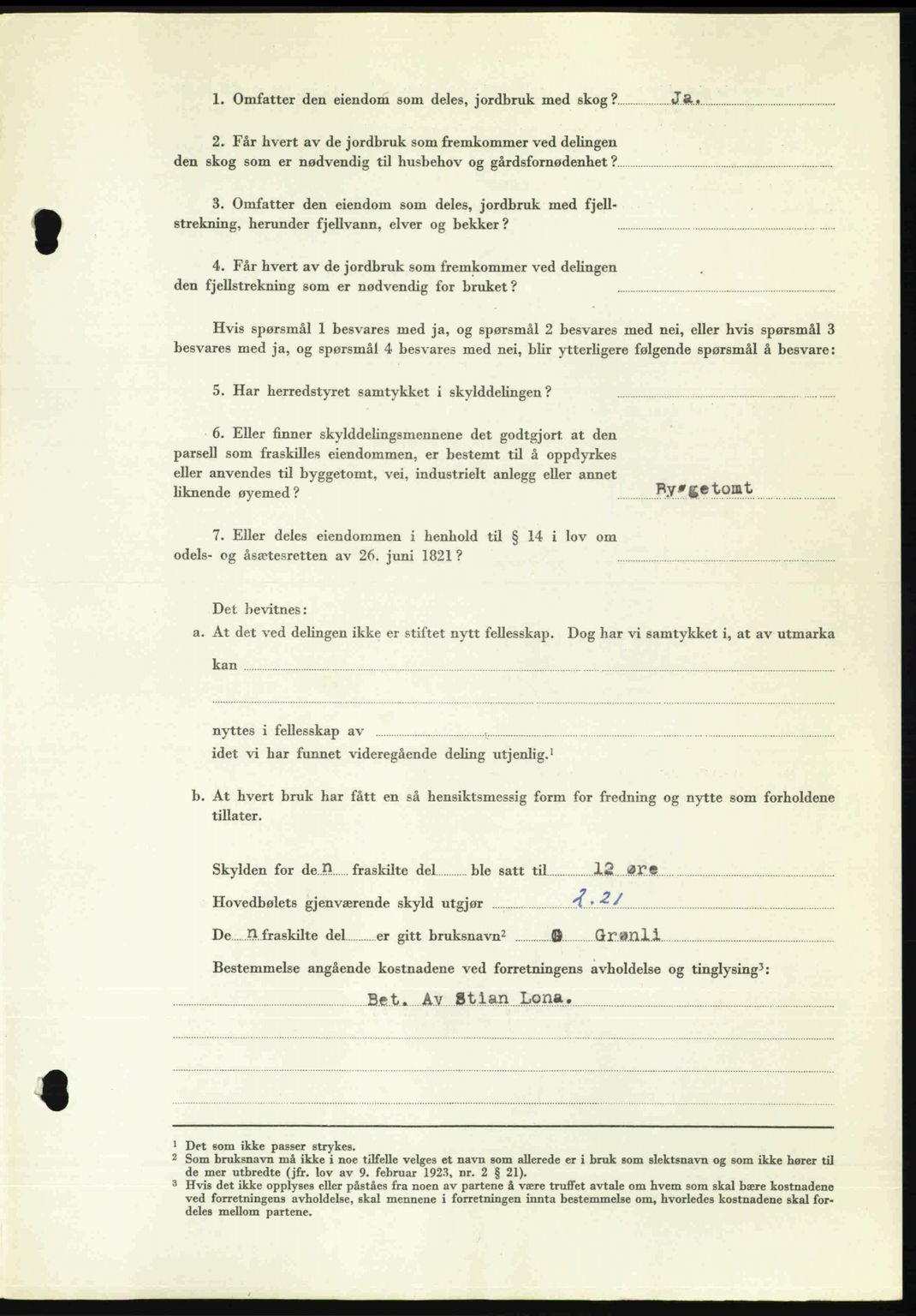 Nedenes sorenskriveri, AV/SAK-1221-0006/G/Gb/Gba/L0062: Mortgage book no. A14, 1949-1950, Diary no: : 534/1950