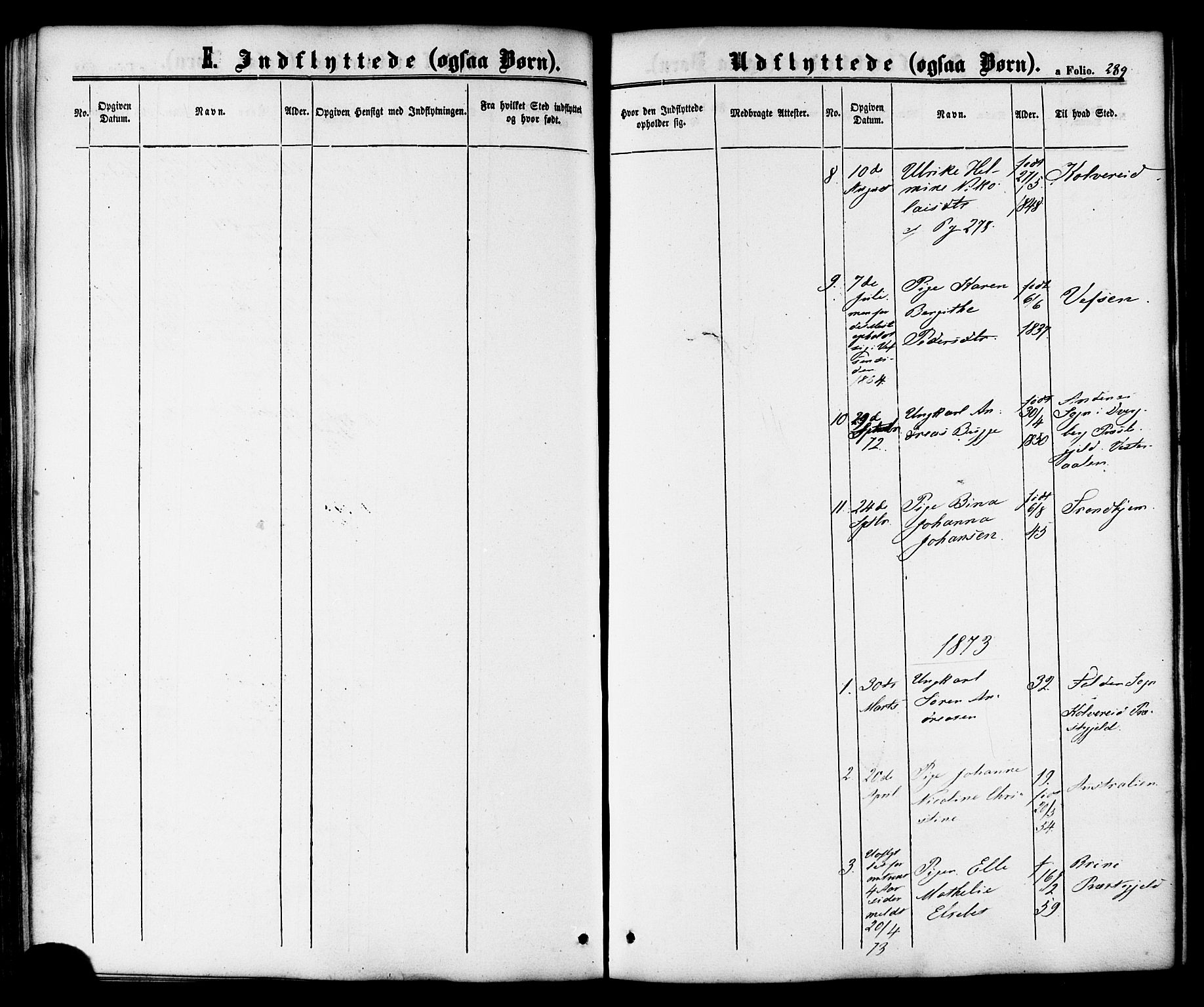 Ministerialprotokoller, klokkerbøker og fødselsregistre - Nordland, SAT/A-1459/810/L0146: Parish register (official) no. 810A08 /1, 1862-1874, p. 289