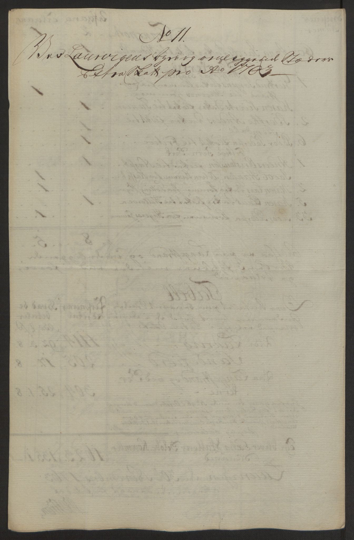 Rentekammeret inntil 1814, Reviderte regnskaper, Byregnskaper, AV/RA-EA-4066/R/Ri/L0183/0001: [I4] Kontribusjonsregnskap / Ekstraskatt, 1762-1768, p. 129