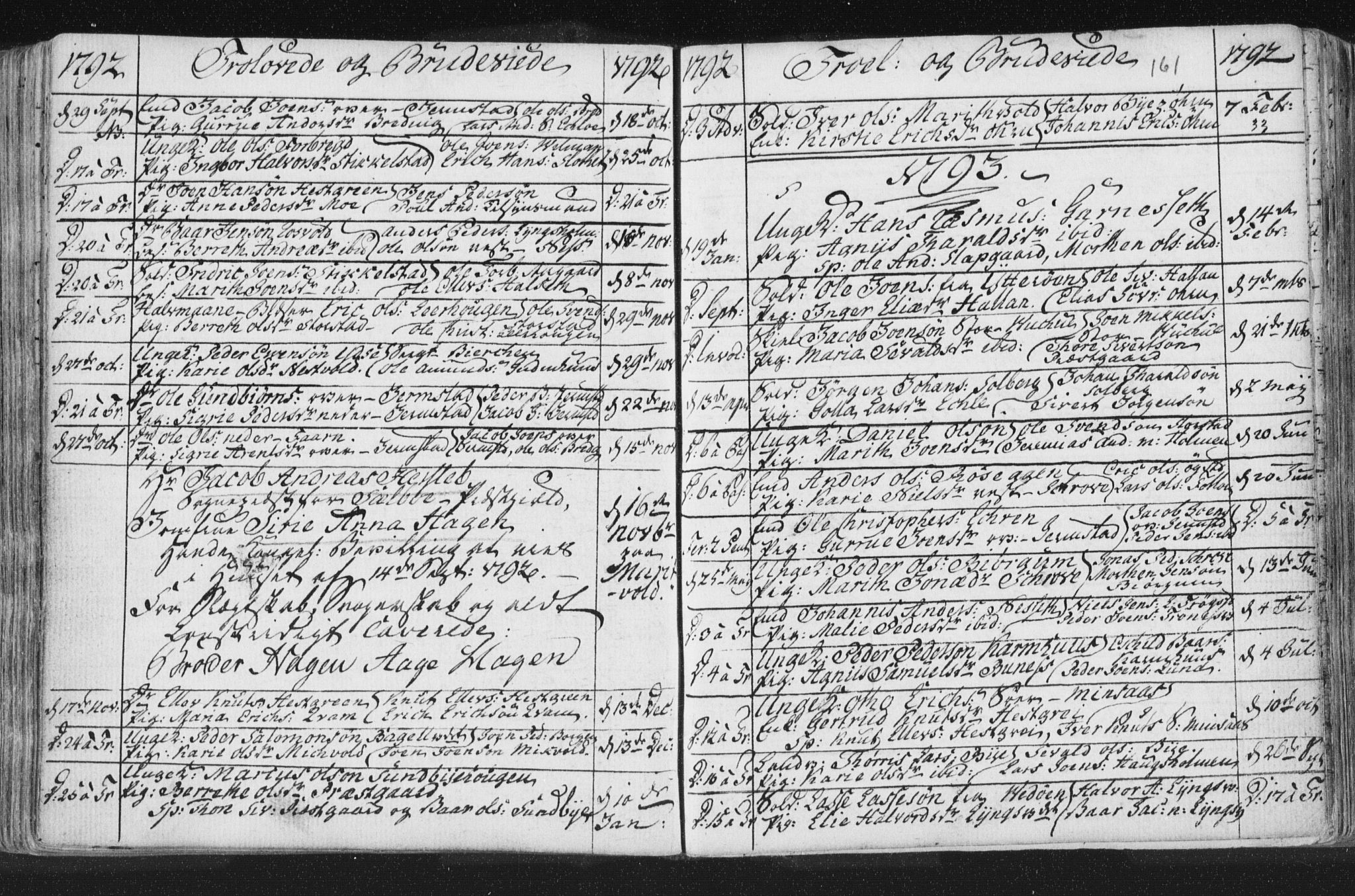 Ministerialprotokoller, klokkerbøker og fødselsregistre - Nord-Trøndelag, SAT/A-1458/723/L0232: Parish register (official) no. 723A03, 1781-1804, p. 161