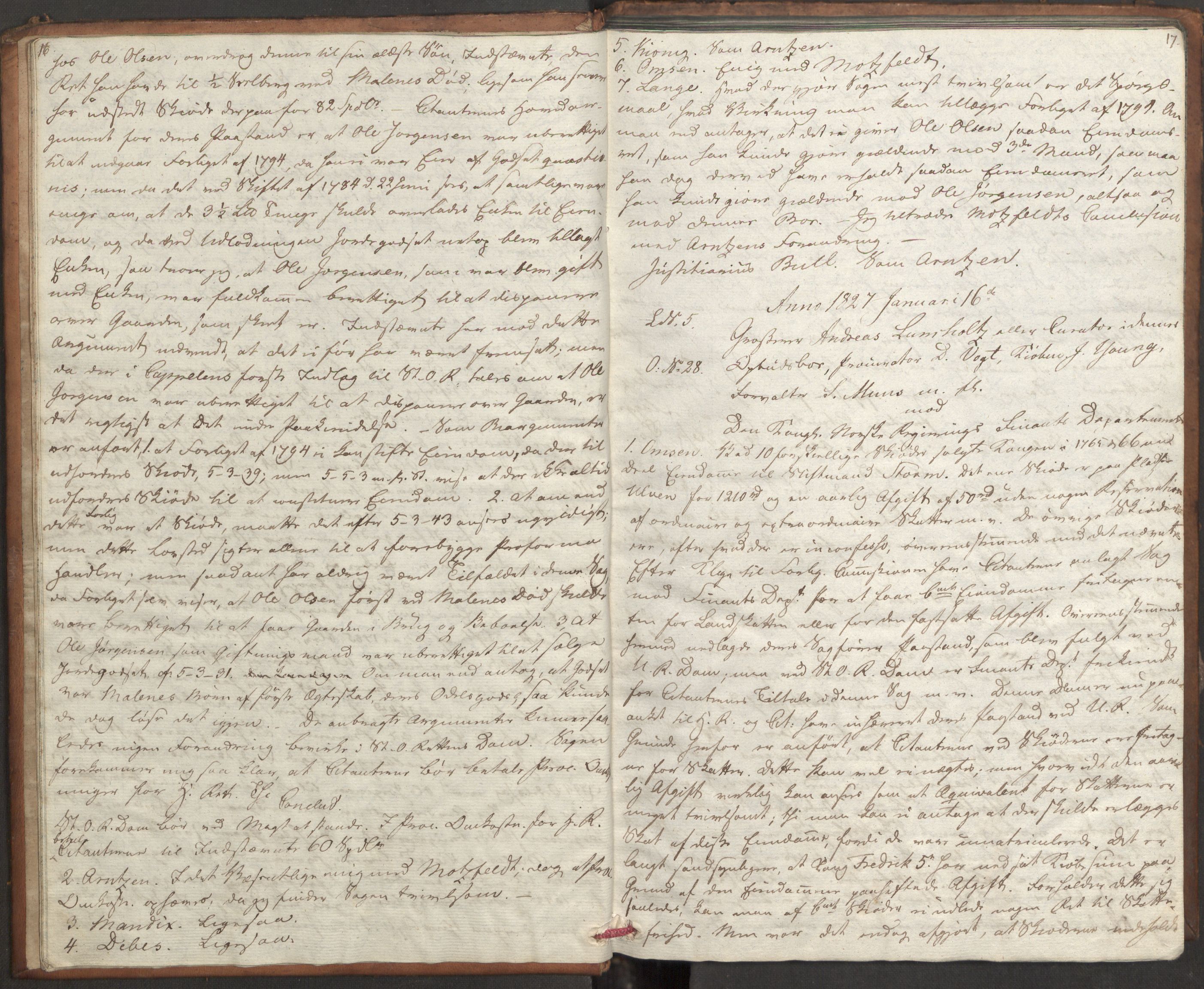 Høyesterett, AV/RA-S-1002/E/Eb/Ebb/L0014/0001: Voteringsprotokoller / Voteringsprotokoll, 1827, p. 16-17