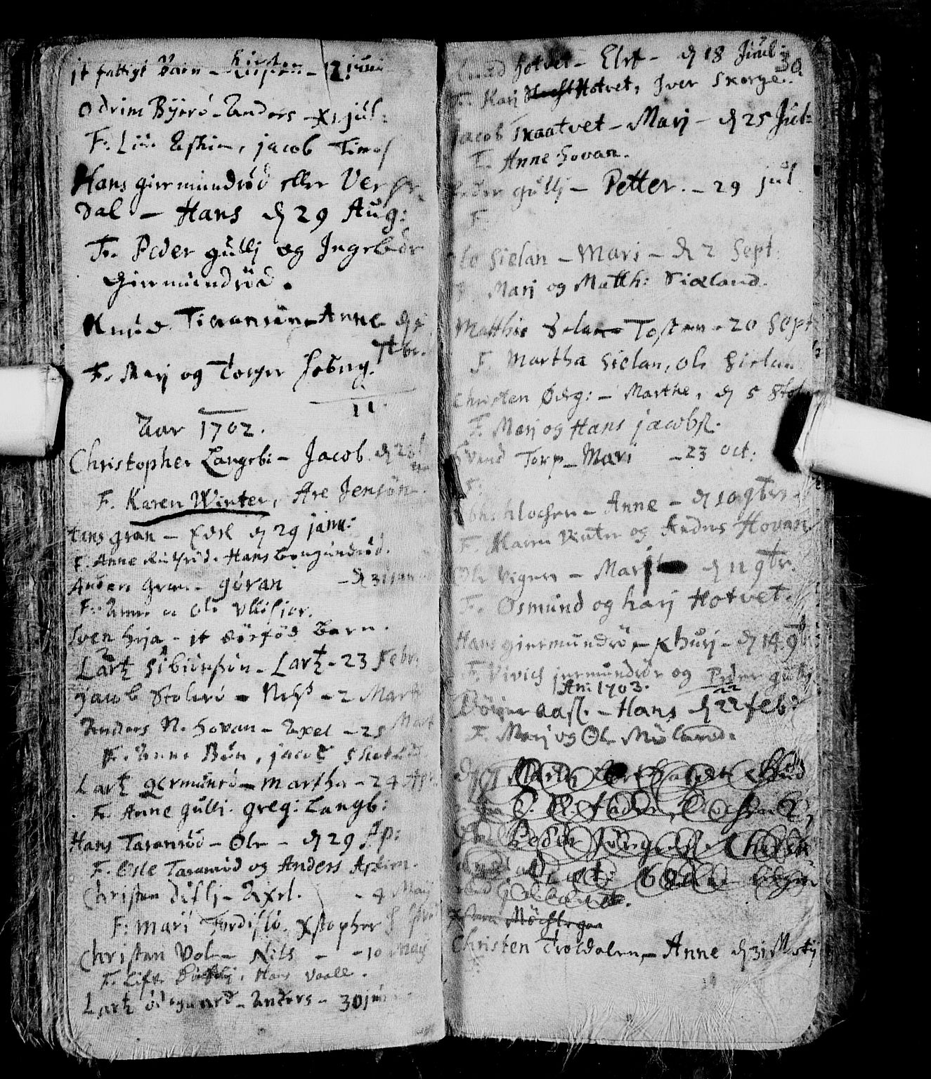 Andebu kirkebøker, SAKO/A-336/F/Fa/L0001: Parish register (official) no. 1 /1, 1623-1738, p. 30
