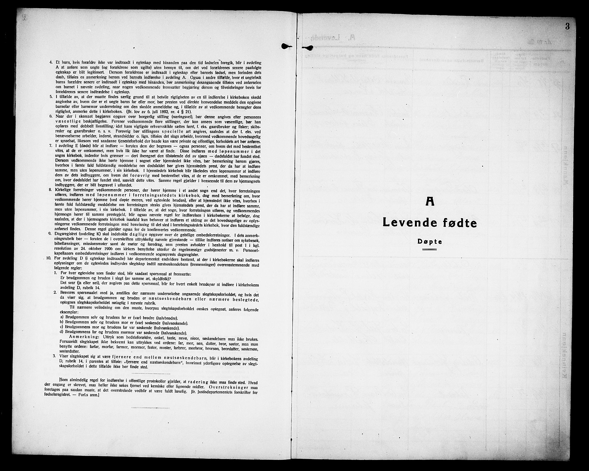 Våler prestekontor, Hedmark, AV/SAH-PREST-040/H/Ha/Hab/L0005: Parish register (copy) no. 5, 1926-1931, p. 3