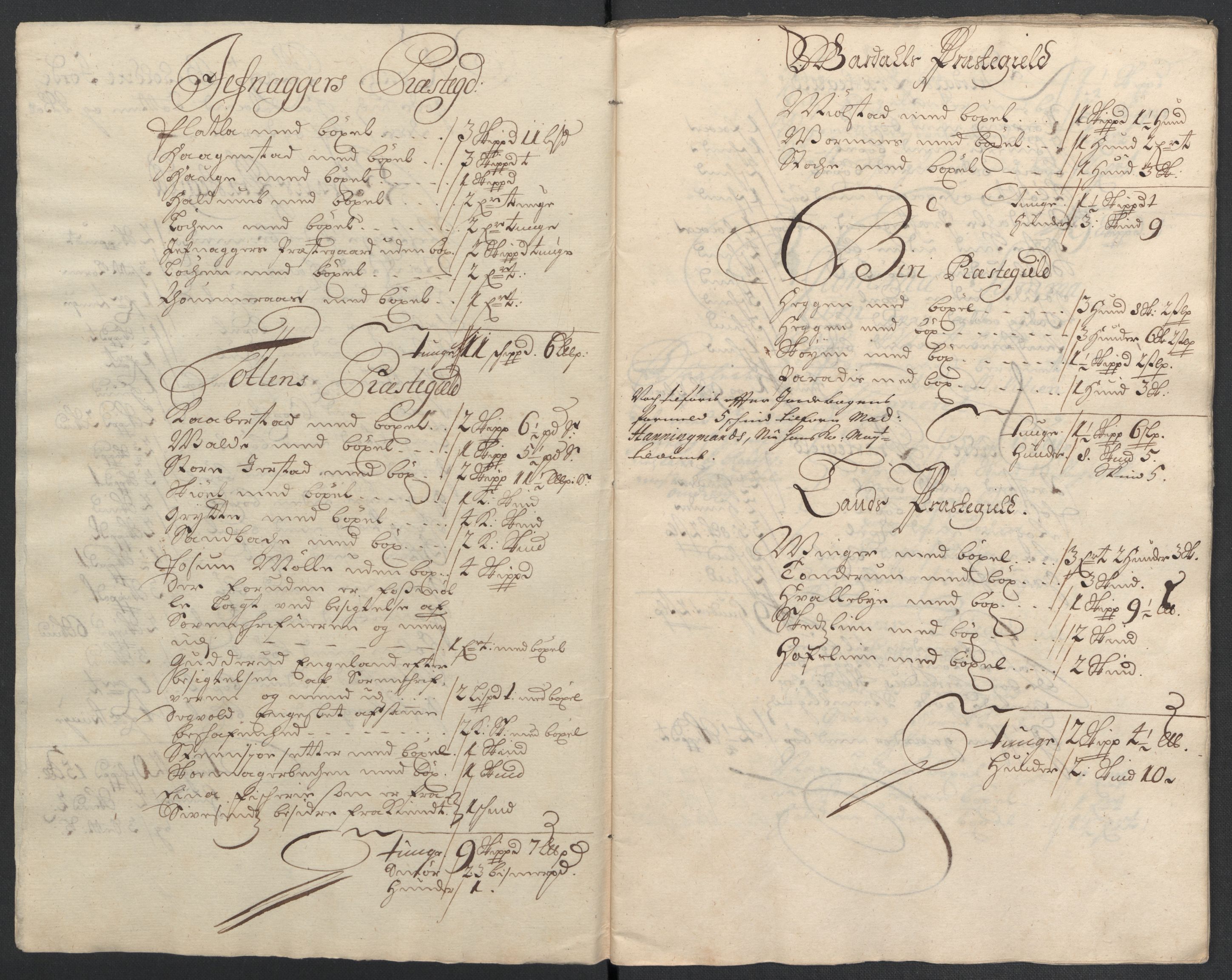 Rentekammeret inntil 1814, Reviderte regnskaper, Fogderegnskap, RA/EA-4092/R18/L1305: Fogderegnskap Hadeland, Toten og Valdres, 1707-1708, p. 331