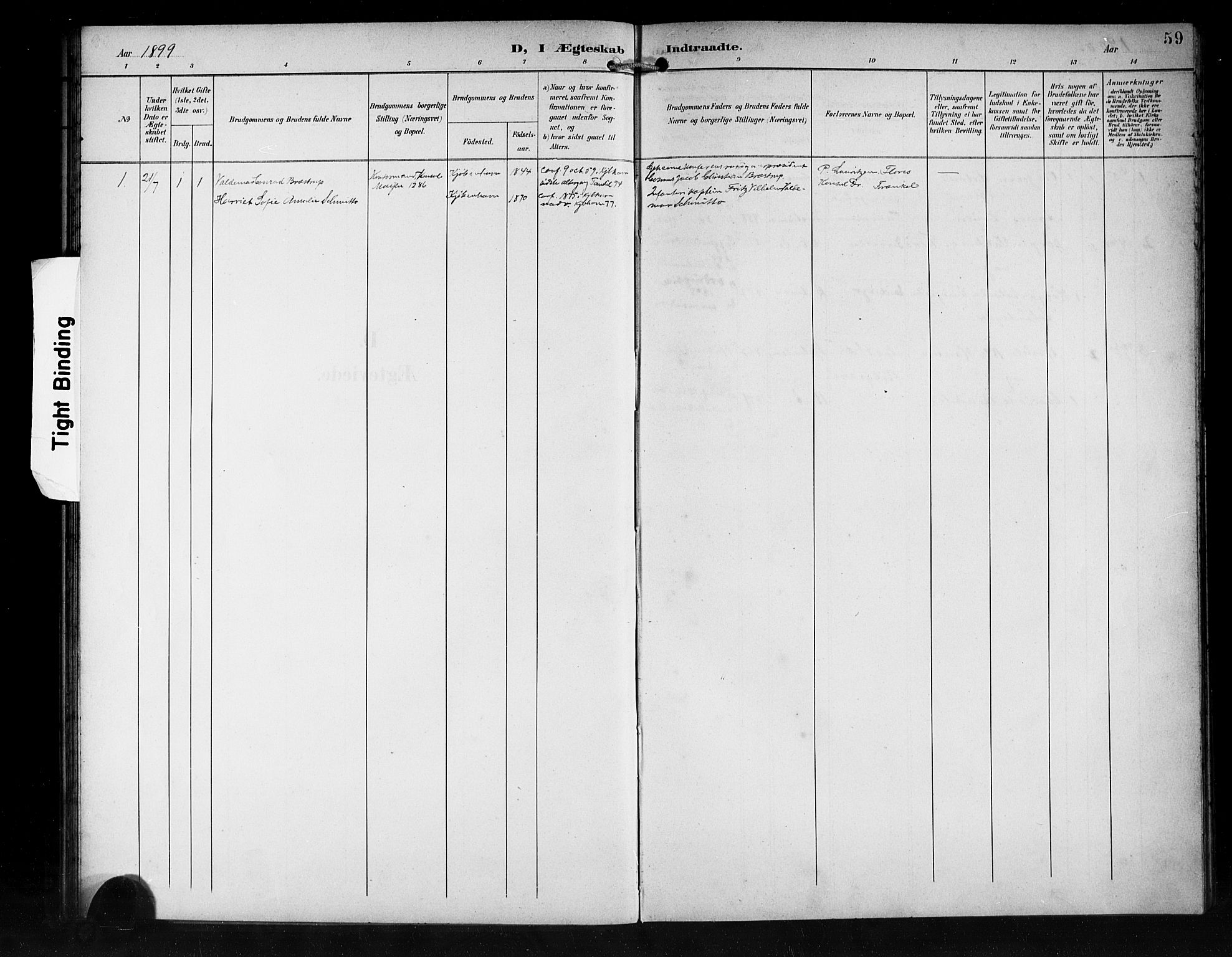 Den norske sjømannsmisjon i utlandet/Syd-Amerika (Buenos Aires m.fl.), SAB/SAB/PA-0118/H/Ha/L0002: Parish register (official) no. A 2, 1899-1919, p. 59