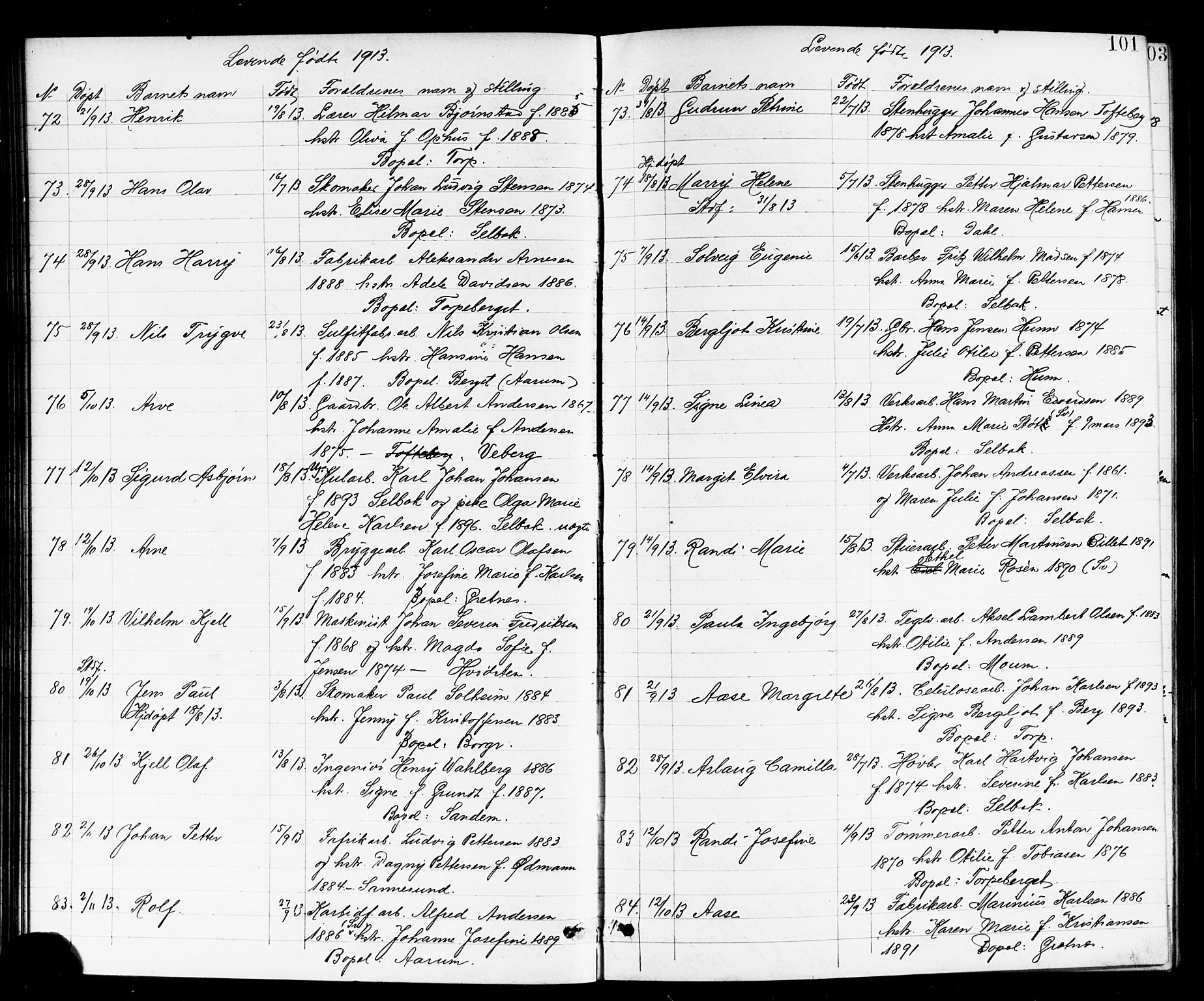 Borge prestekontor Kirkebøker, SAO/A-10903/G/Ga/L0002: Parish register (copy) no. I 2, 1875-1923, p. 101