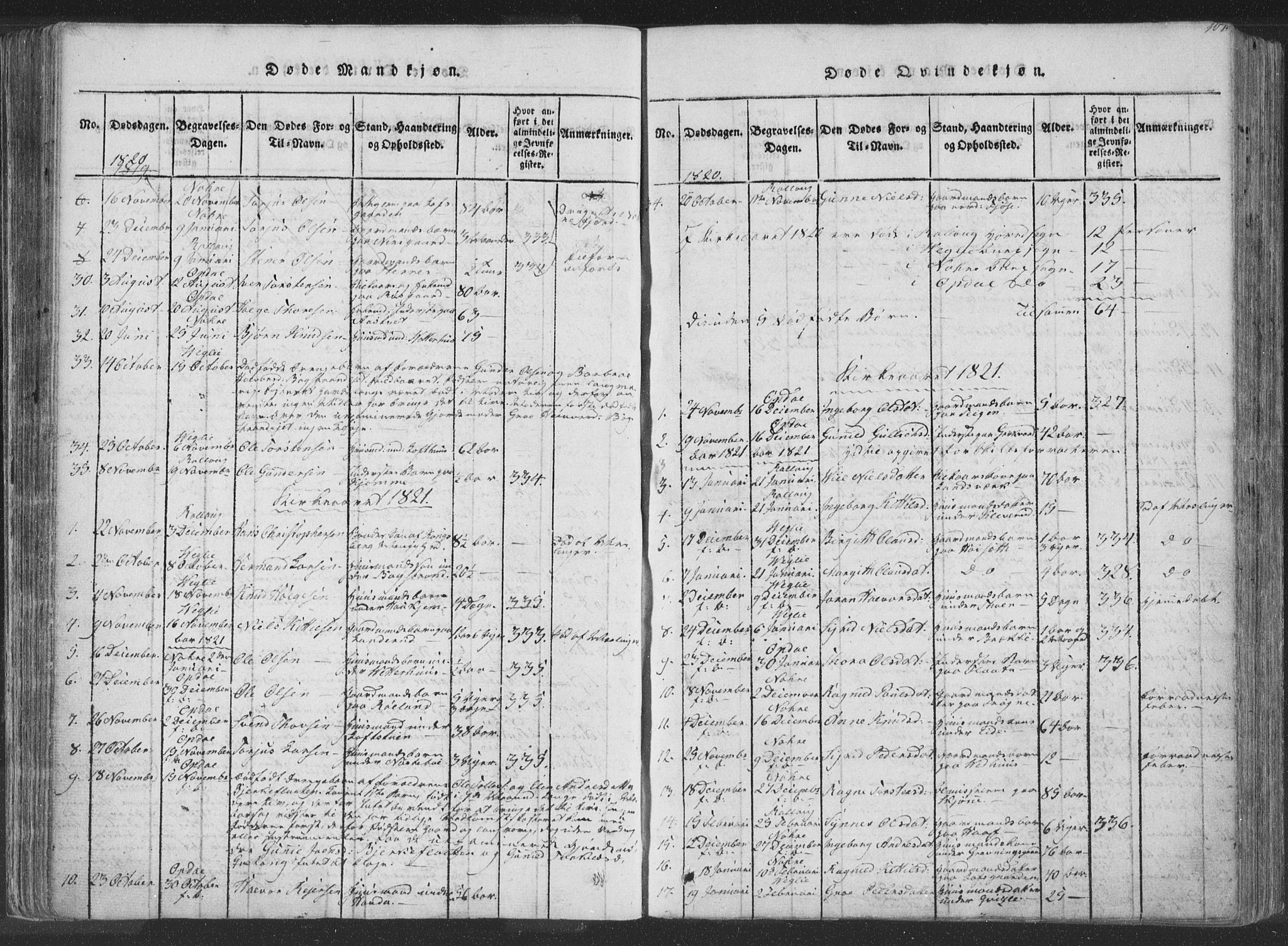 Rollag kirkebøker, SAKO/A-240/F/Fa/L0006: Parish register (official) no. I 6, 1814-1828, p. 107