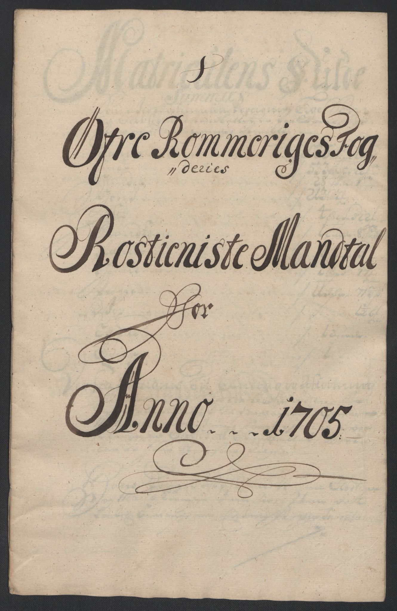Rentekammeret inntil 1814, Reviderte regnskaper, Fogderegnskap, RA/EA-4092/R12/L0717: Fogderegnskap Øvre Romerike, 1704-1705, p. 376