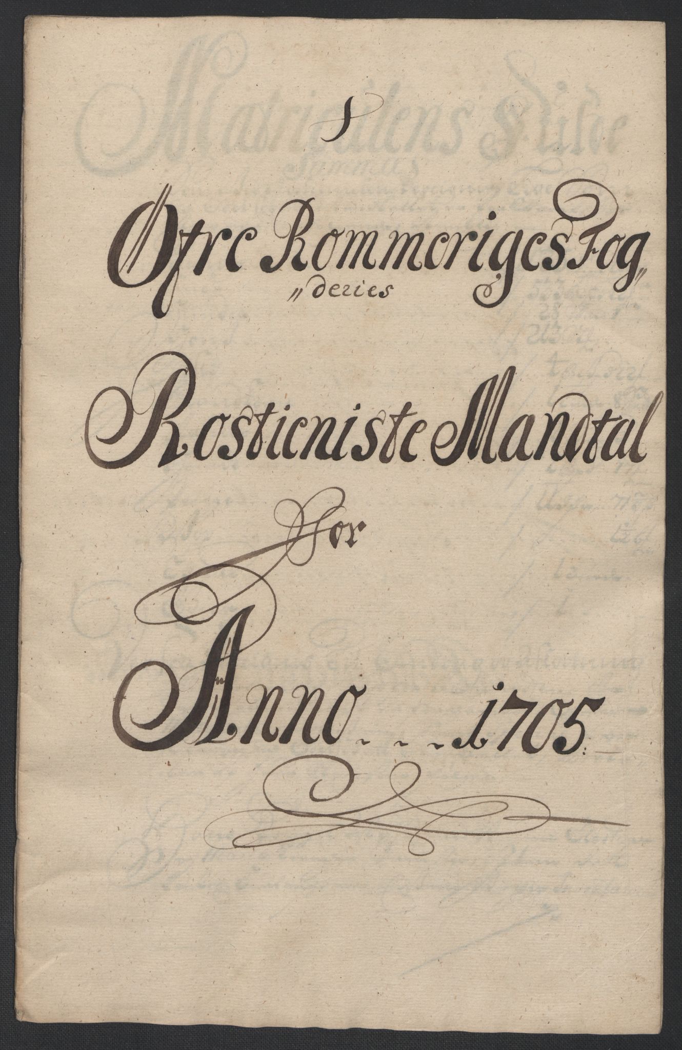 Rentekammeret inntil 1814, Reviderte regnskaper, Fogderegnskap, AV/RA-EA-4092/R12/L0717: Fogderegnskap Øvre Romerike, 1704-1705, p. 376