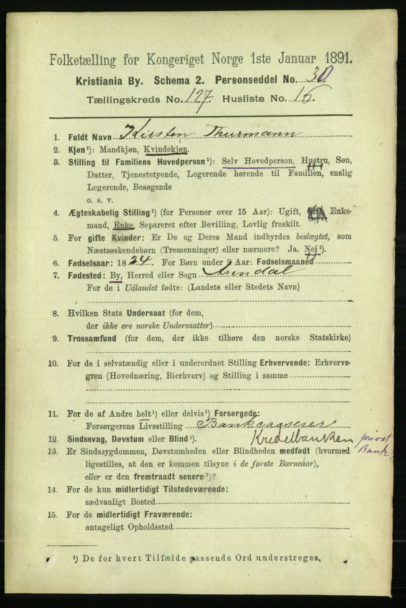 RA, 1891 census for 0301 Kristiania, 1891, p. 68380