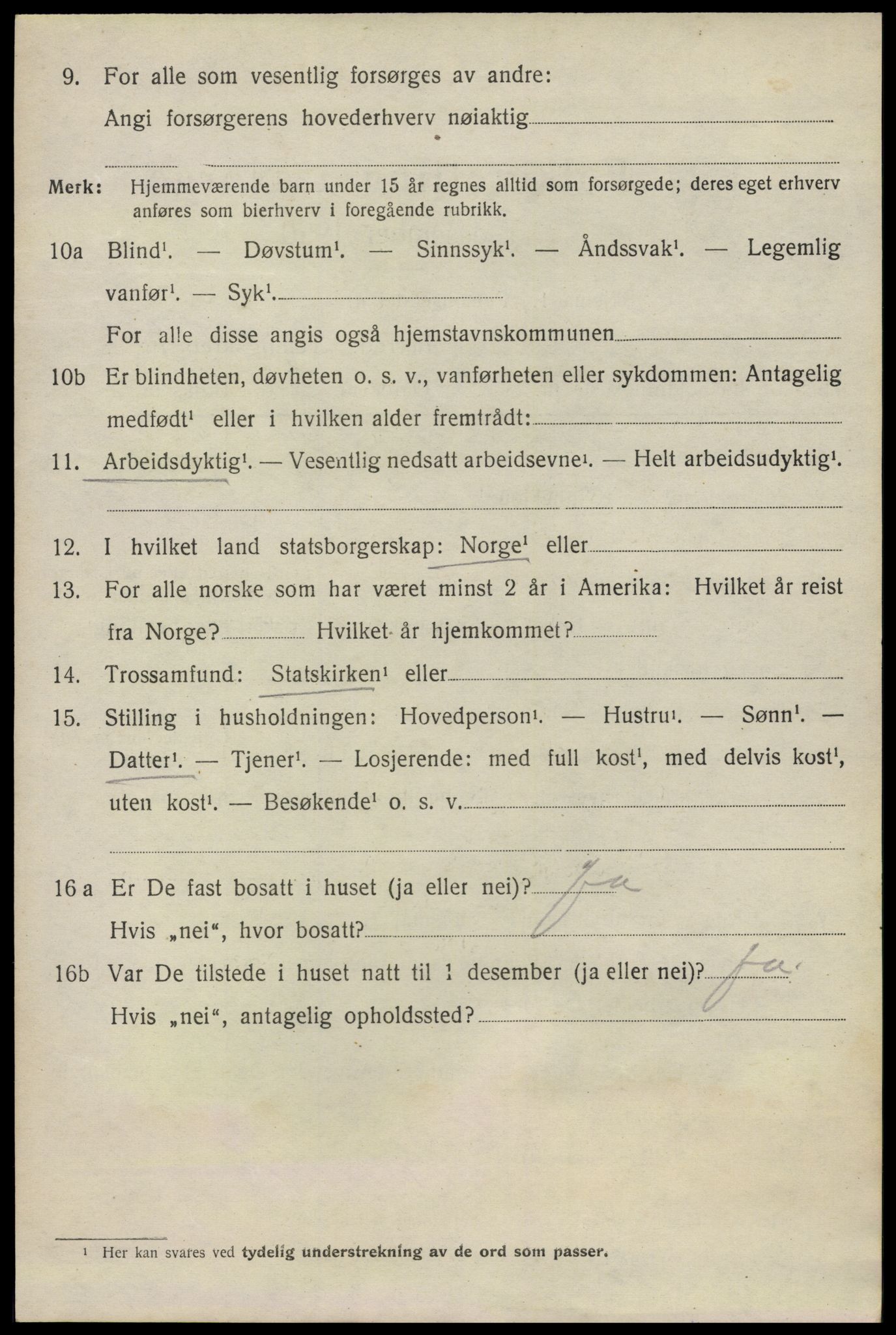 SAO, 1920 census for Høland, 1920, p. 5612