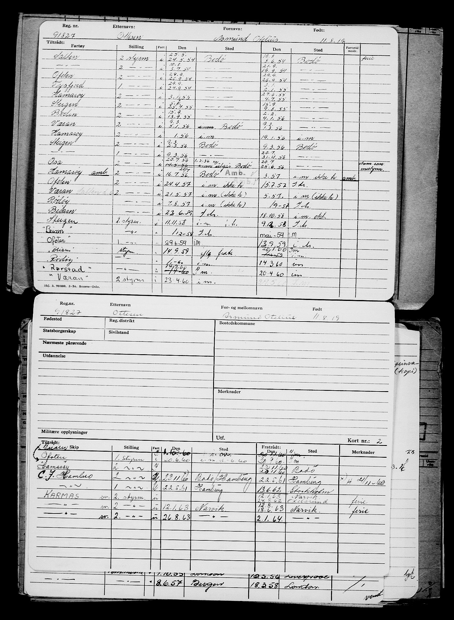 Direktoratet for sjømenn, AV/RA-S-3545/G/Gb/L0171: Hovedkort, 1919, p. 28