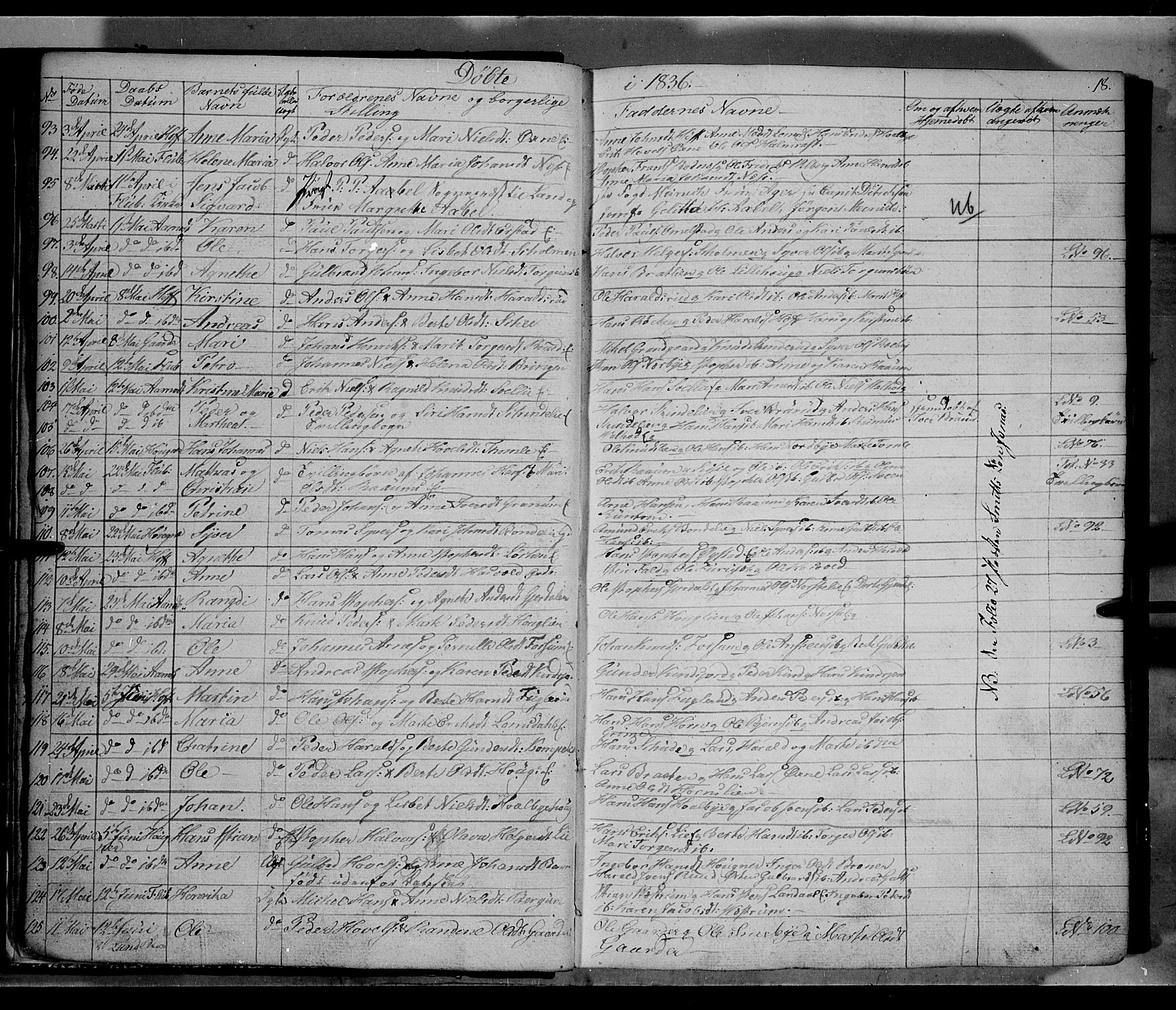 Land prestekontor, AV/SAH-PREST-120/H/Ha/Hab/L0002: Parish register (copy) no. 2, 1833-1849, p. 18