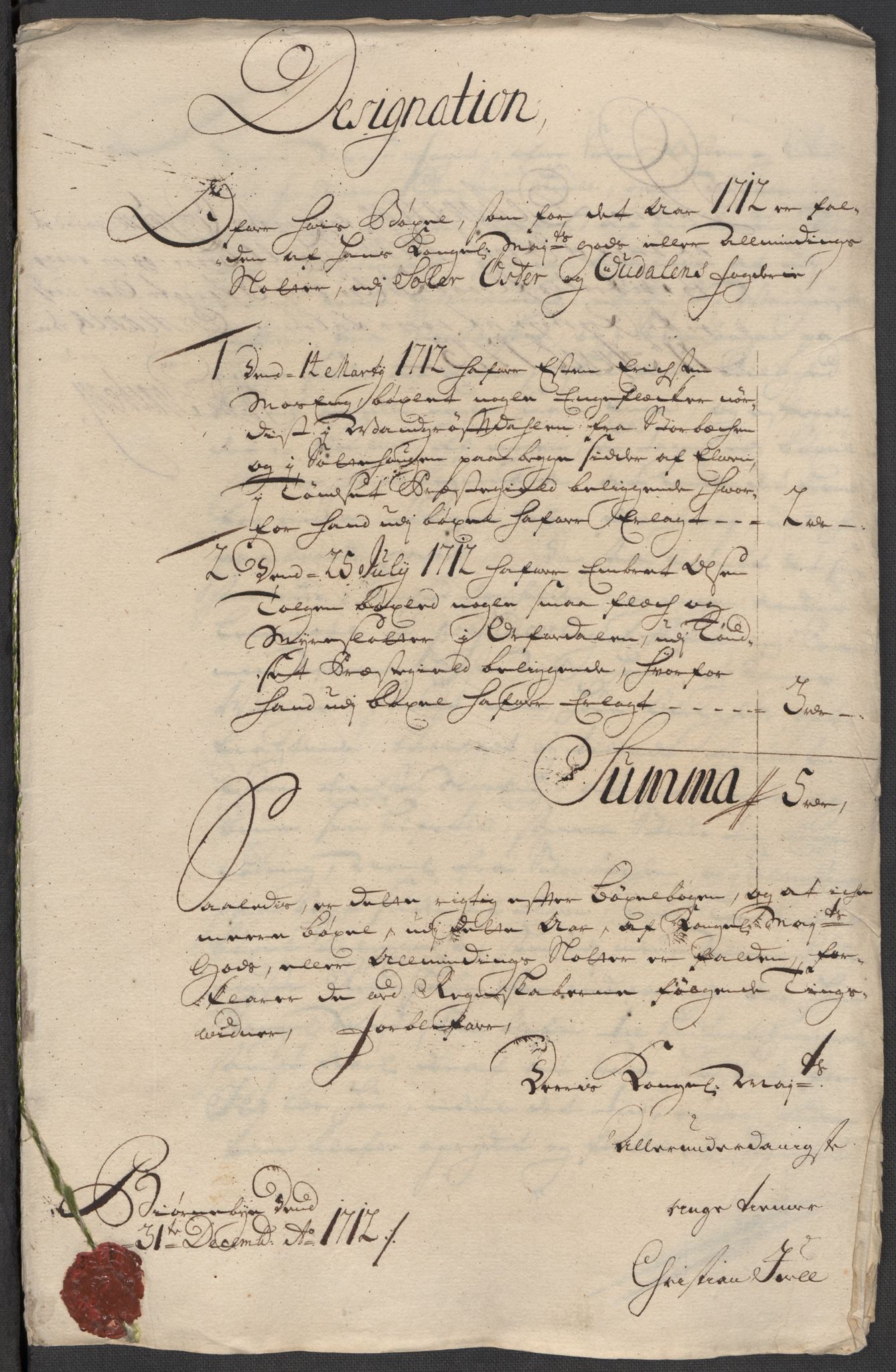 Rentekammeret inntil 1814, Reviderte regnskaper, Fogderegnskap, RA/EA-4092/R13/L0849: Fogderegnskap Solør, Odal og Østerdal, 1712, p. 232