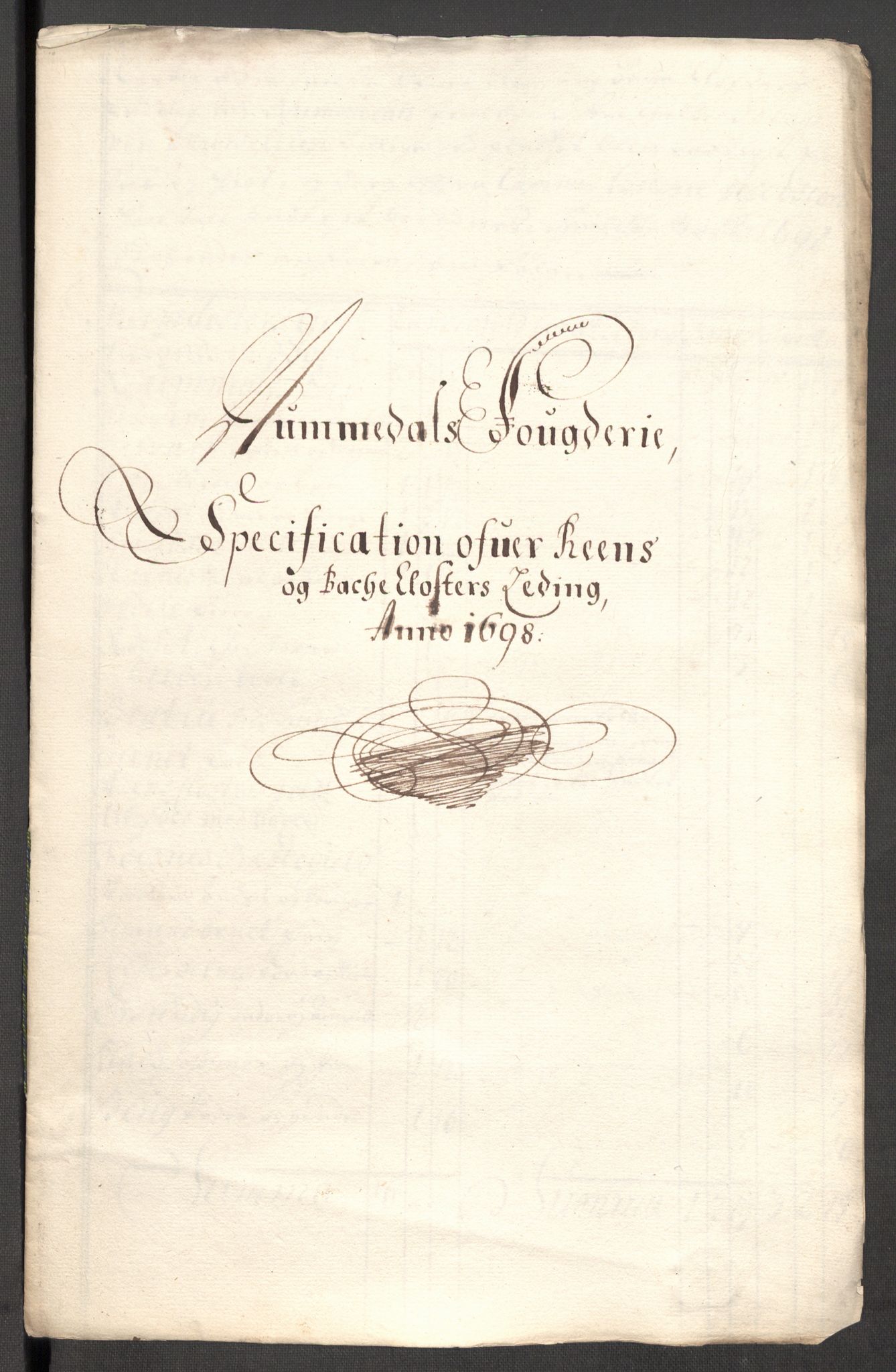 Rentekammeret inntil 1814, Reviderte regnskaper, Fogderegnskap, RA/EA-4092/R64/L4425: Fogderegnskap Namdal, 1696-1698, p. 465
