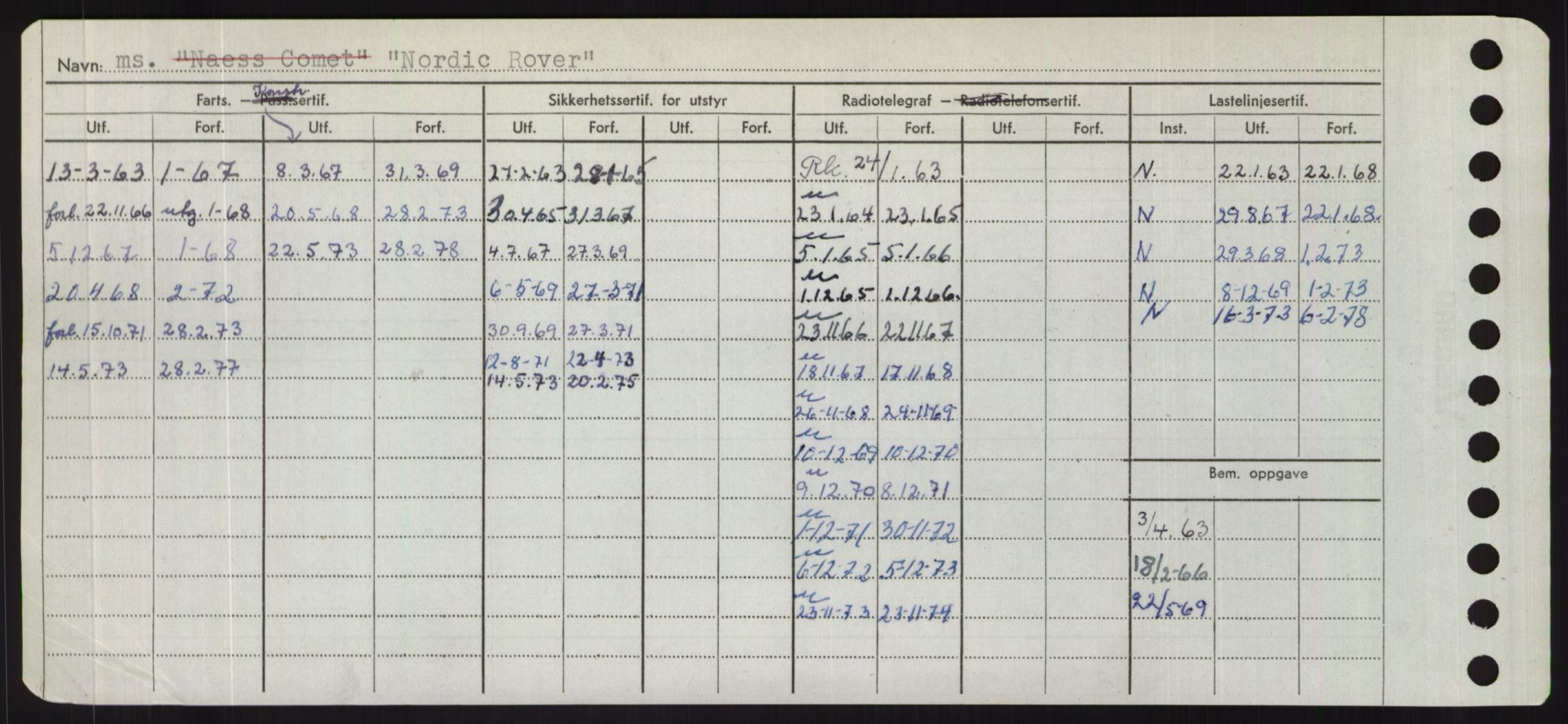 Sjøfartsdirektoratet med forløpere, Skipsmålingen, AV/RA-S-1627/H/Hd/L0026: Fartøy, N-Norhol, p. 488