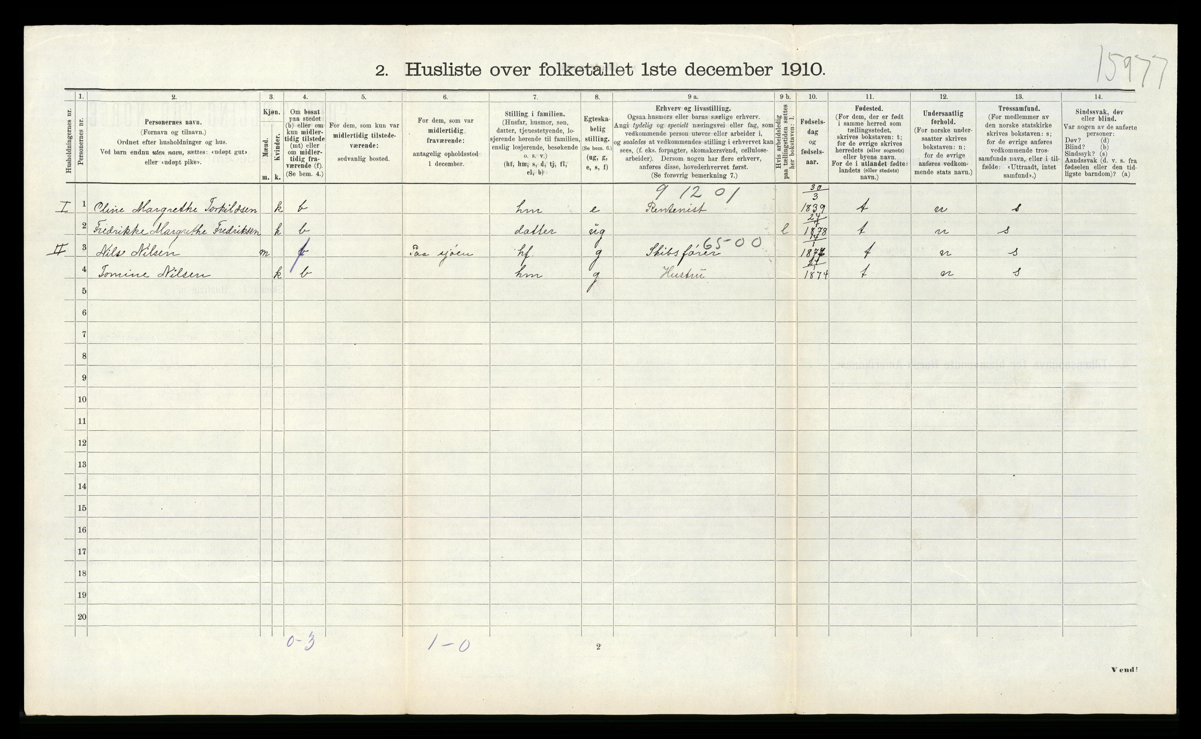 RA, 1910 census for Halse og Harkmark, 1910, p. 347