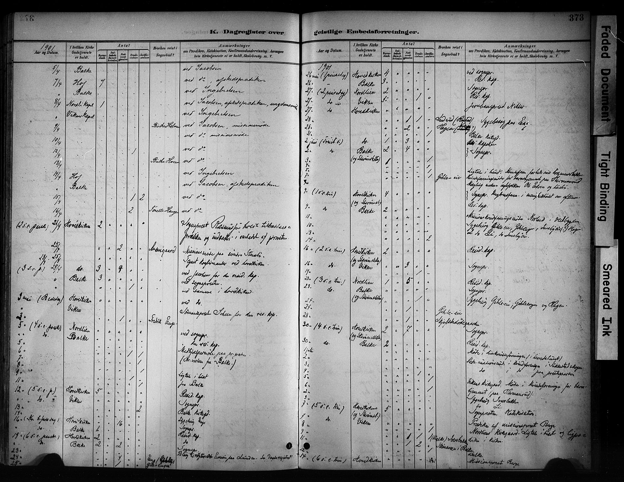 Østre Toten prestekontor, AV/SAH-PREST-104/H/Ha/Haa/L0008: Parish register (official) no. 8, 1897-1909, p. 373