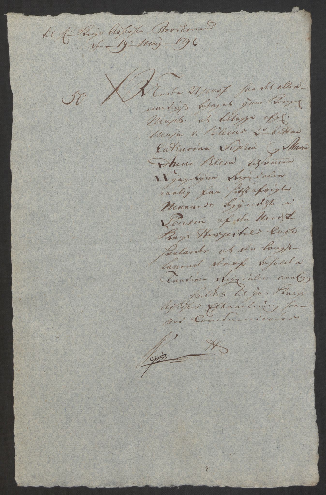 Forsvaret, Den norske kvesthuskasse/krigshospitalkasse, AV/RA-RAFA-1887/F/Fa/L0008: Konsepter, 1790-1793, p. 818