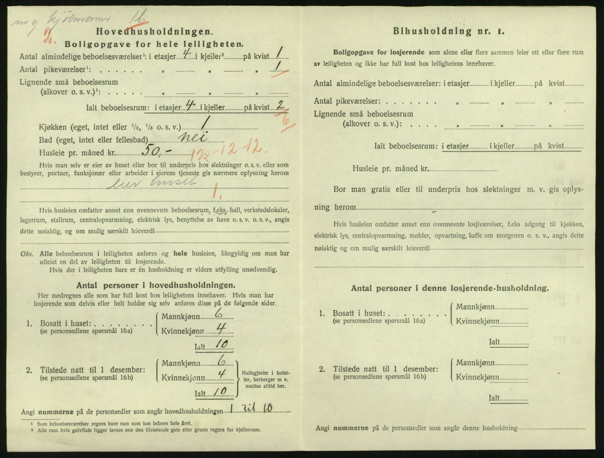 SAK, 1920 census for Grimstad, 1920, p. 1330