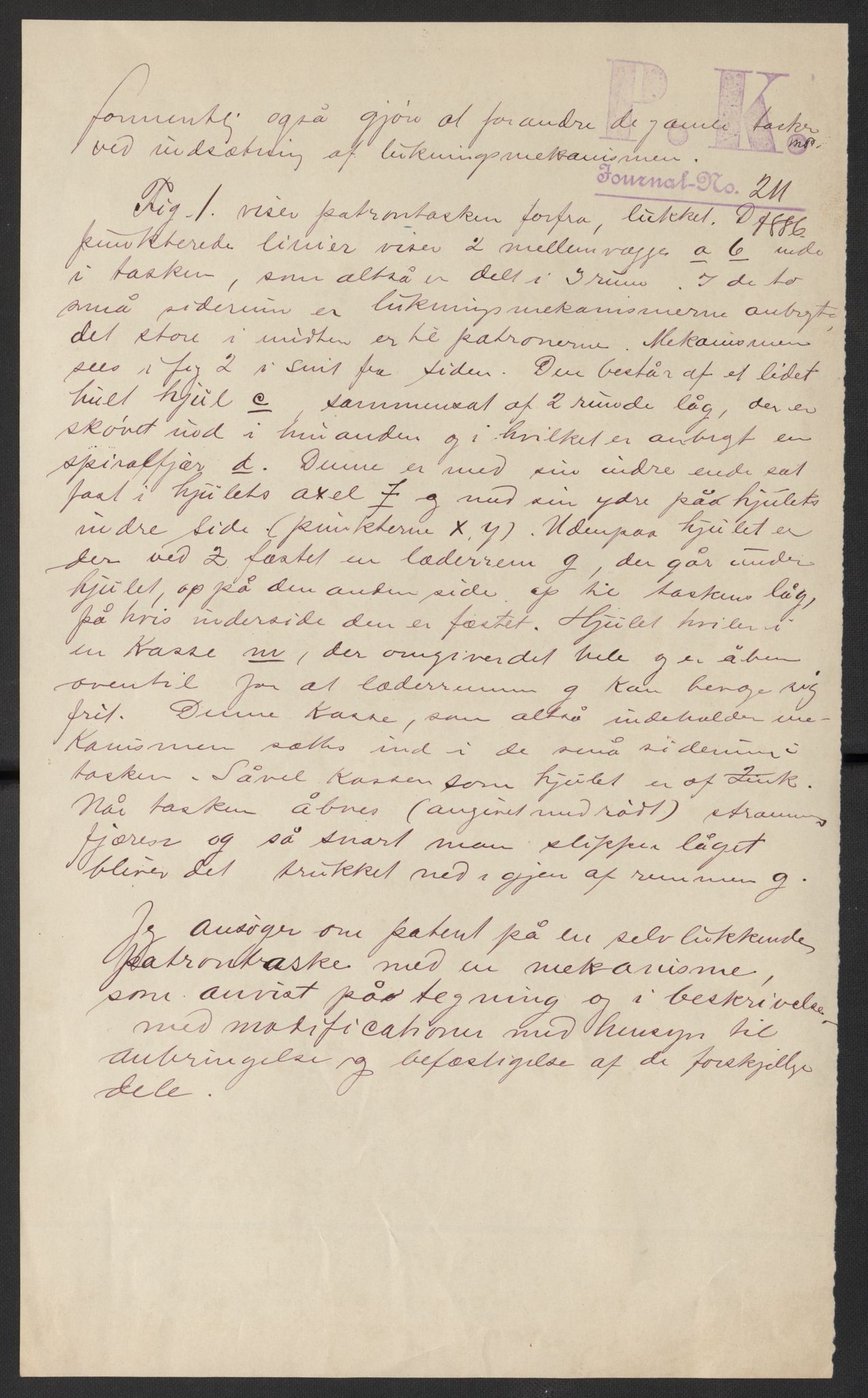 Styret for det industrielle rettsvern (Patentstyret), RA/S-1654/D/Dd/Dda/L0002A: Patent nr. 51-75, 1886, p. 9