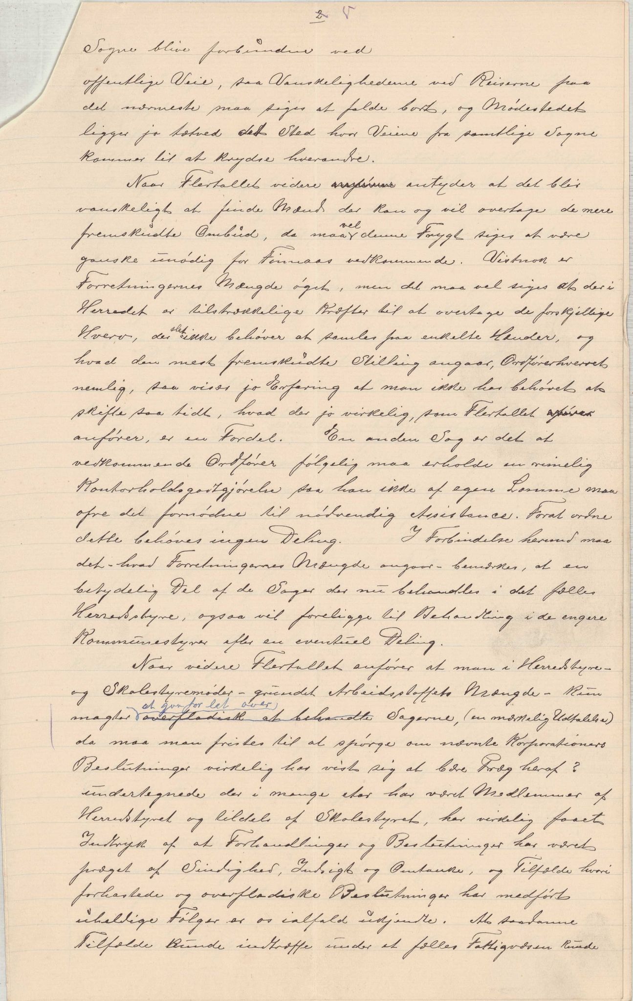 Finnaas kommune. Formannskapet, IKAH/1218a-021/D/Da/L0001/0009: Korrespondanse / saker / Komiteen for deling av Finnås herad. Ymse utgreiingar , 1911, p. 5